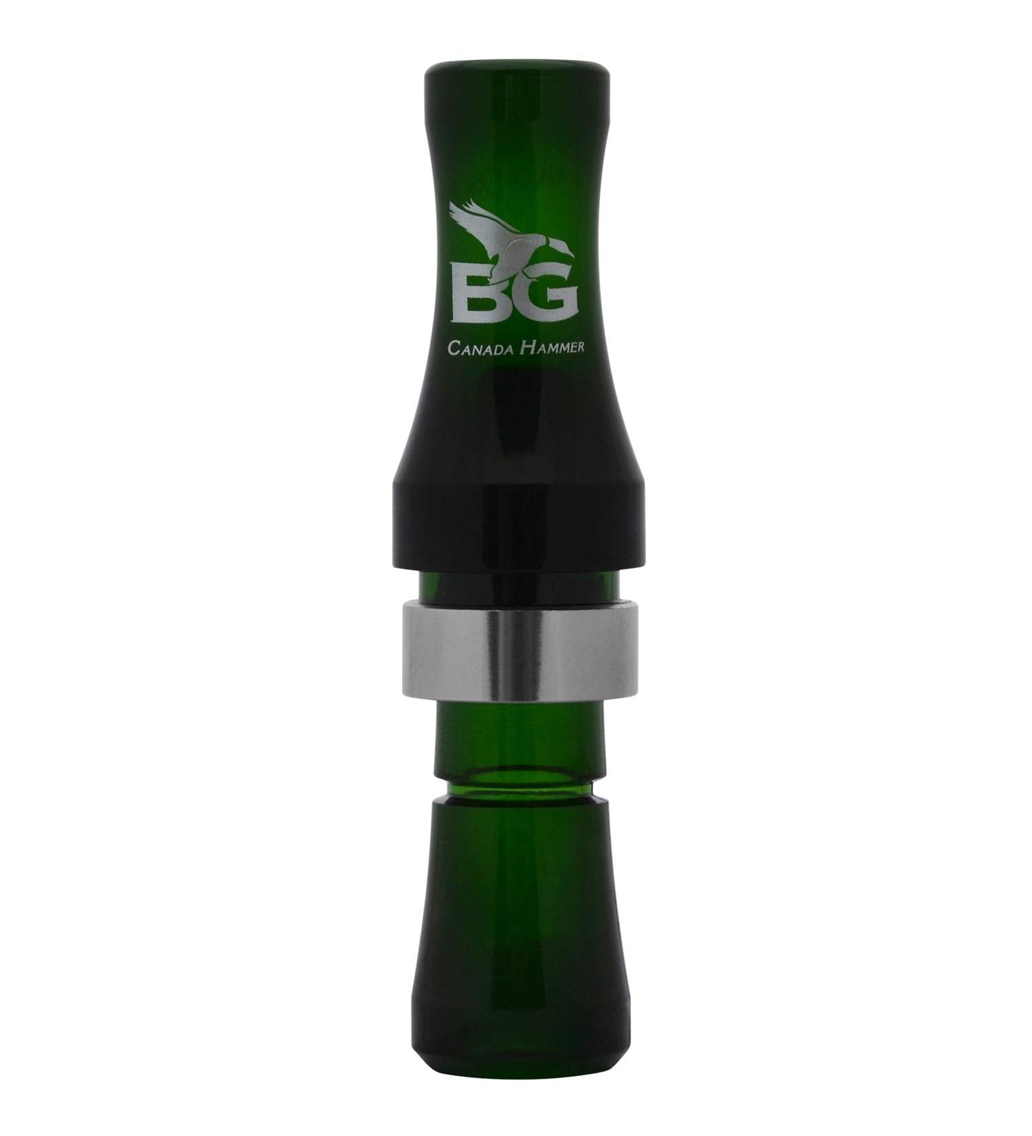 Buck Gardner Canada Hammer Goose Call - Camo Green - Polycarbonate