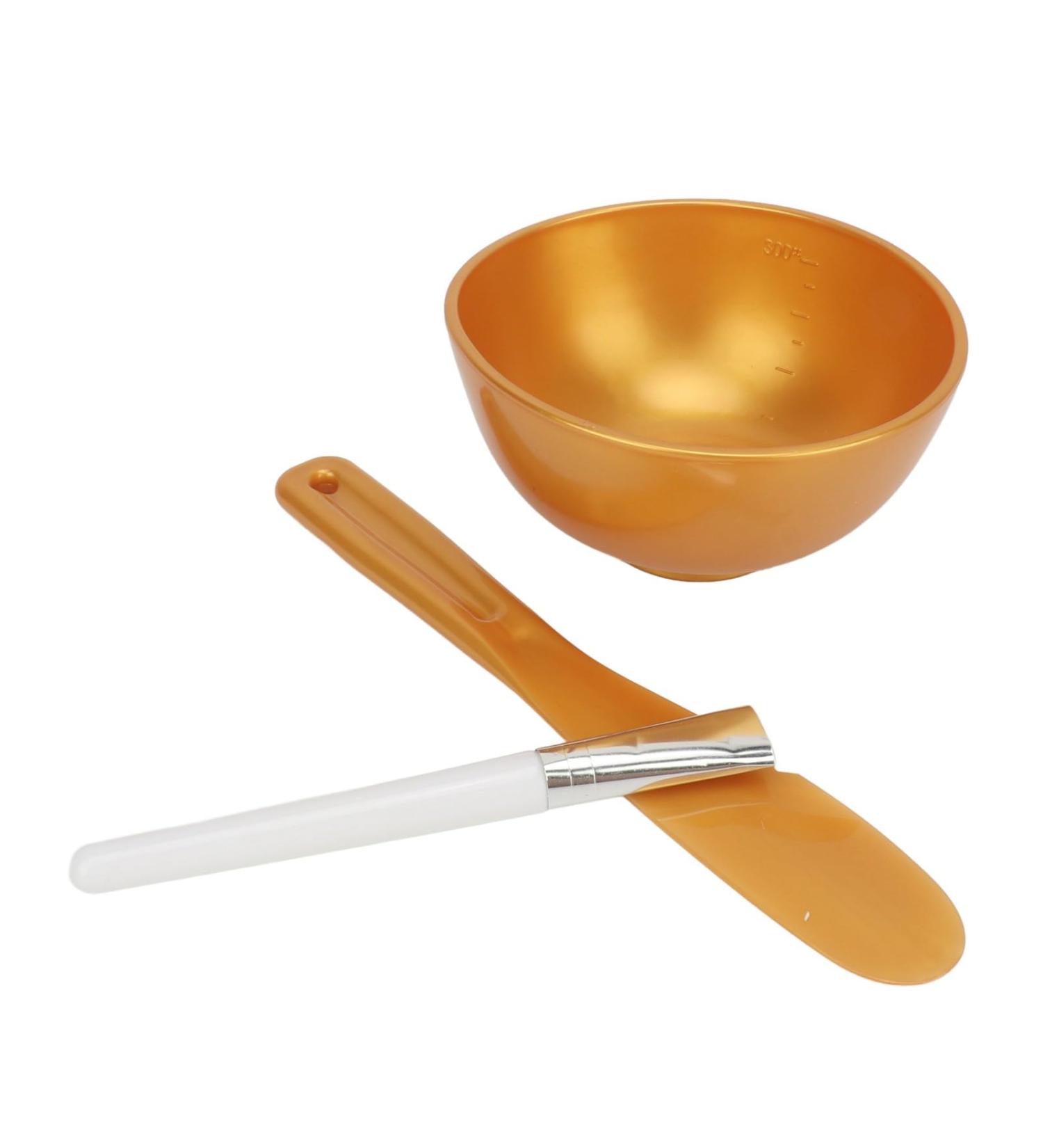 Convenient Mask Bowl Set with Brush Scraper Easy to Clean Multifunctional Facial Mask Bowl Set for Beauty Salon Spa Home Use - Buy Online on SooperMarket.com