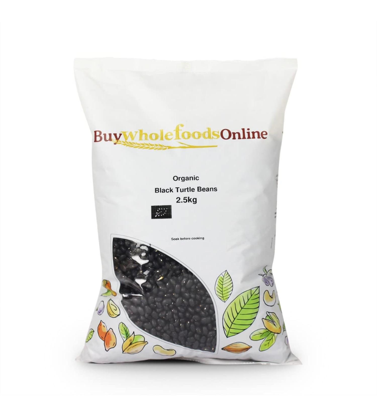 Organic Black Turtle Beans 2.5kg (BWFO)