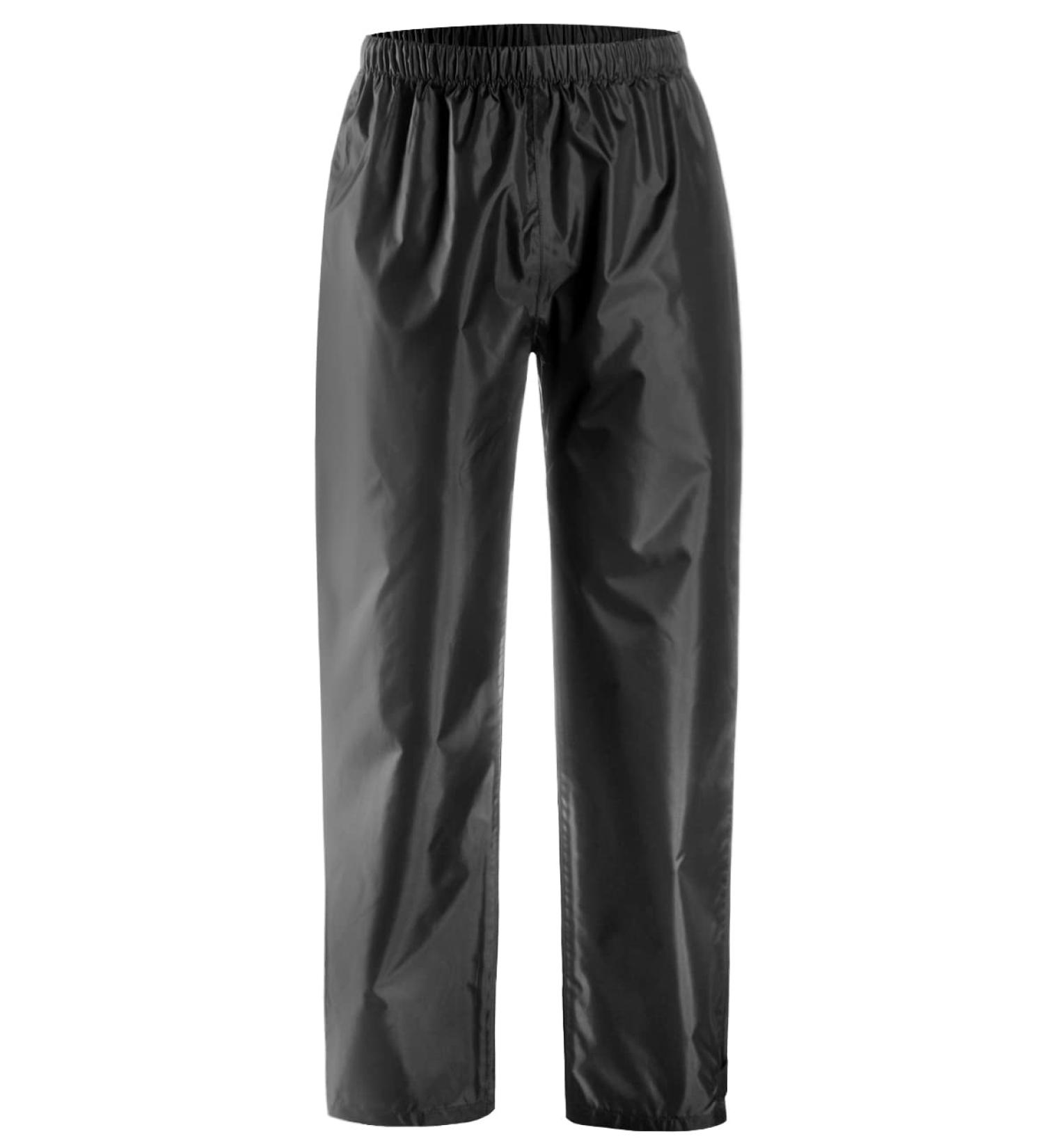 AXESQUIN 3XL Men's Waterproof Rain Pants - Breathable Lightweight Windproof Cycling & Hiking Overpants - Black - Buy Online on SooperMarket.com