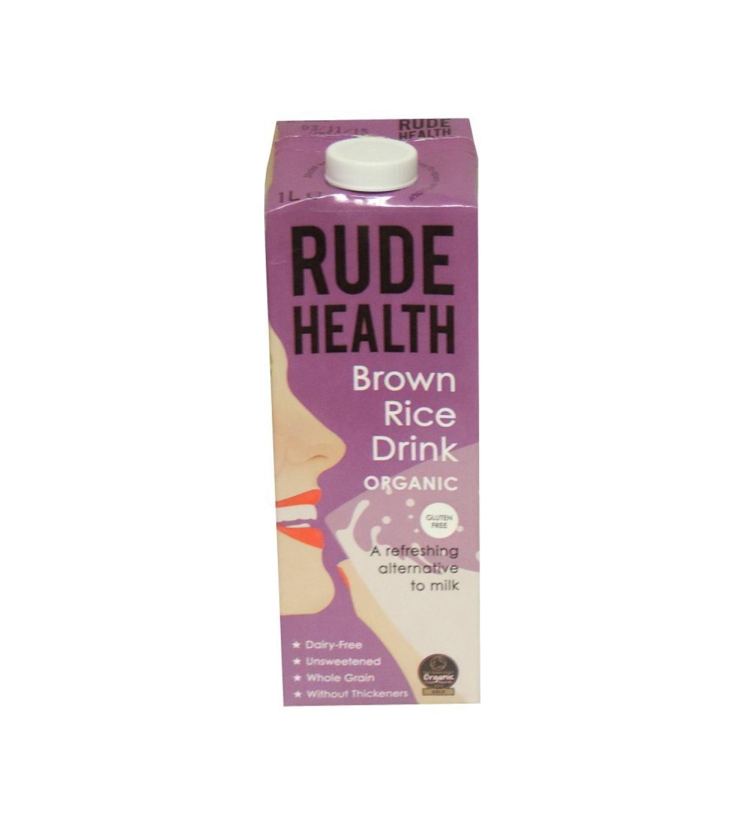 Rude Health Foods | Brown Rice Drink - Organic | 4 x 1l