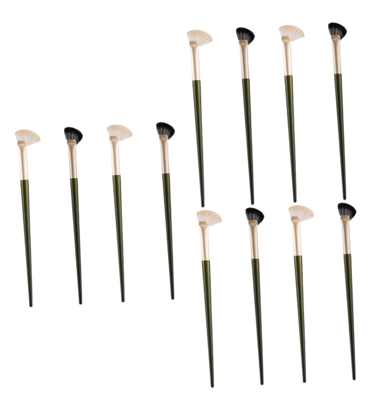 Baluue 12 Pcs Nose Shadow Brush Concealer Brush Cosmetic Brush Eye Shadow Brush Eyeshadow Wooden Handle - Buy Online on SooperMarket.com