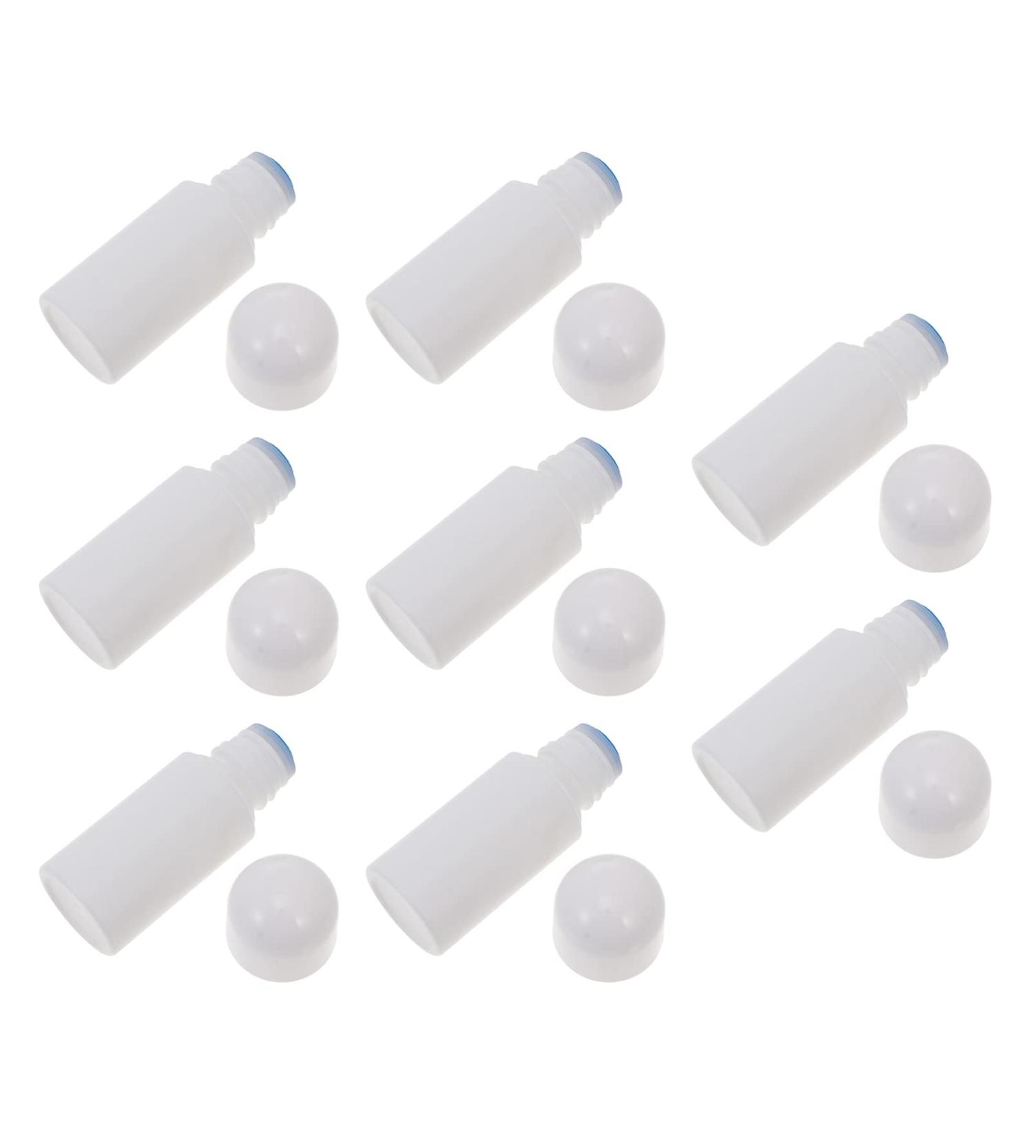 Minkissy 8 pieces sponge head bottle refillable sponge head applicator plastic empty liquid medicine bottles skin care scalp hair care medicine cosmetic travel use - Buy Online on SooperMarket.com