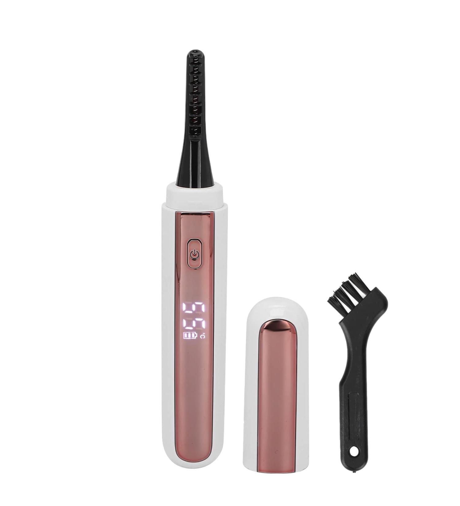 Verdant Touch Eyelash Curling Brush Electric Eyelash Curler USB Rechargeable Heated Perm with 4 Level Temp LCD Display for Women - Buy Online on SooperMarket.com