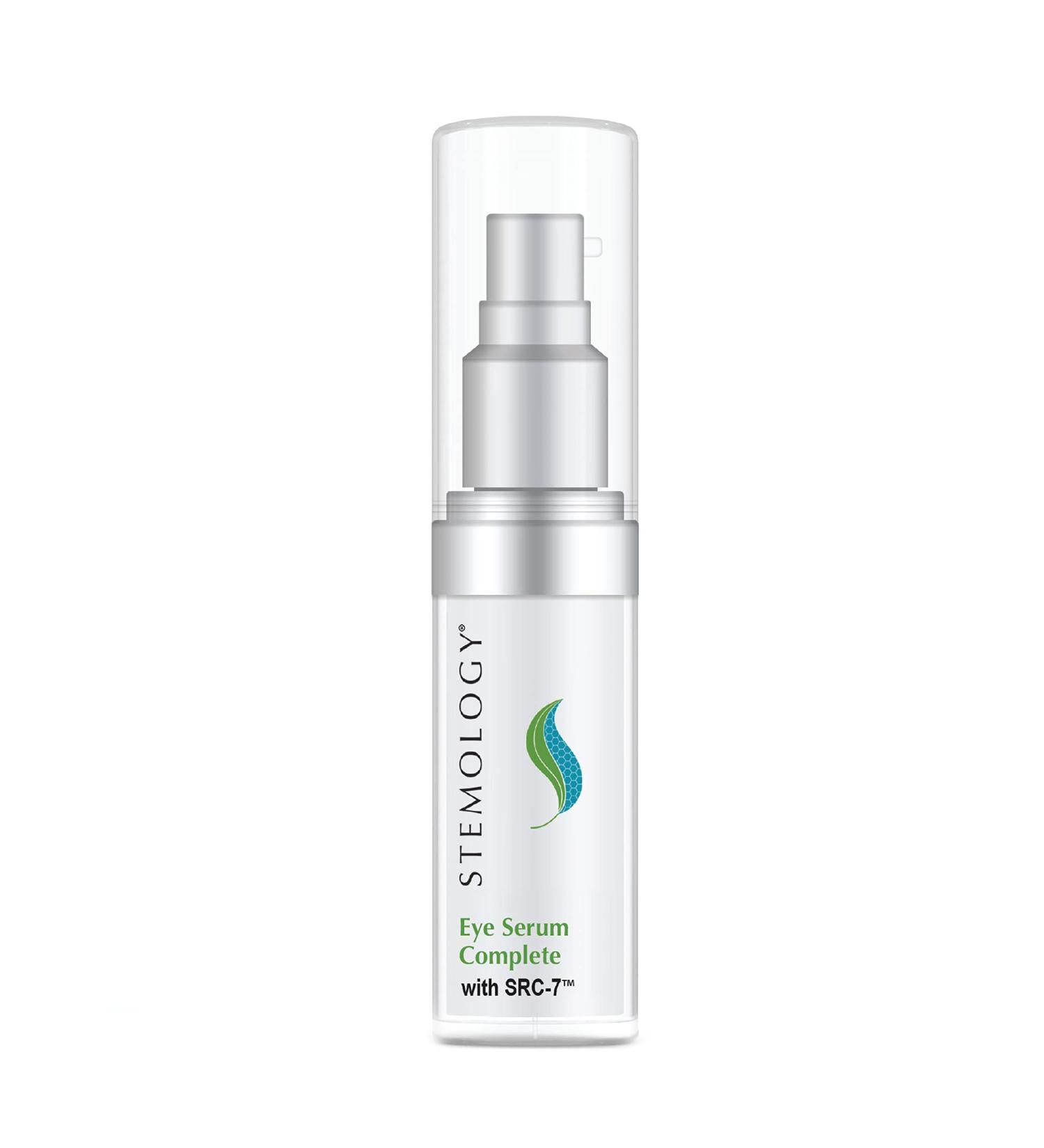 Stemology Eye Serum with Caffeine and Hyaluronic Acid  Reduces Puffiness  Dark Circles  Under Eye Bags  Wrinkles and Fine Lines Around The Eyes  Suitable for Sensitive Skin  All Natural  Patented SRC-7 Formula (0.5 fl.oz...