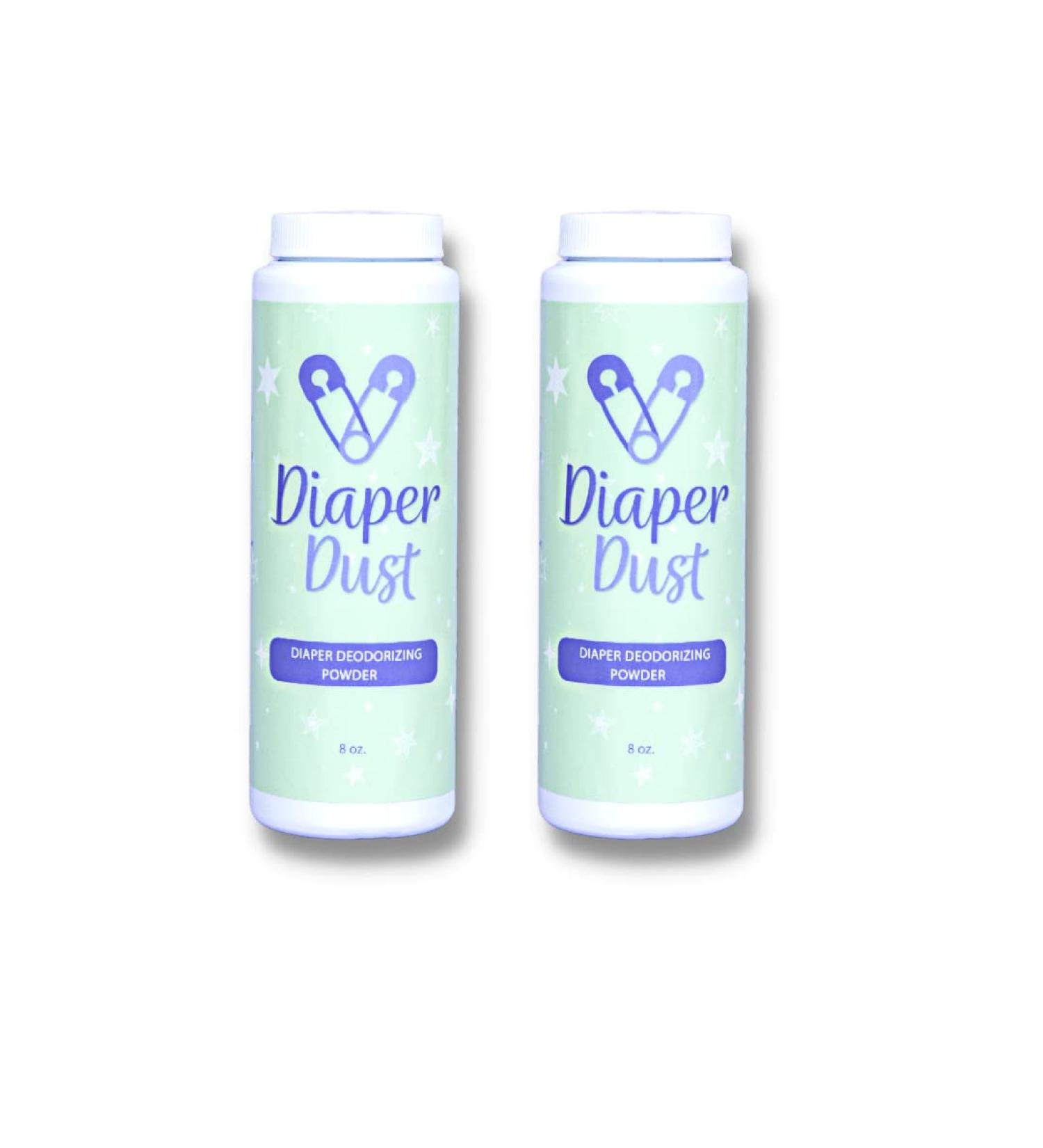 Diaper Dust | Diaper Deodorizing Powder (2ct) | Unscented Activated Charcoal Eco-Friendly Portable Solution - Buy Online on SooperMarket.com