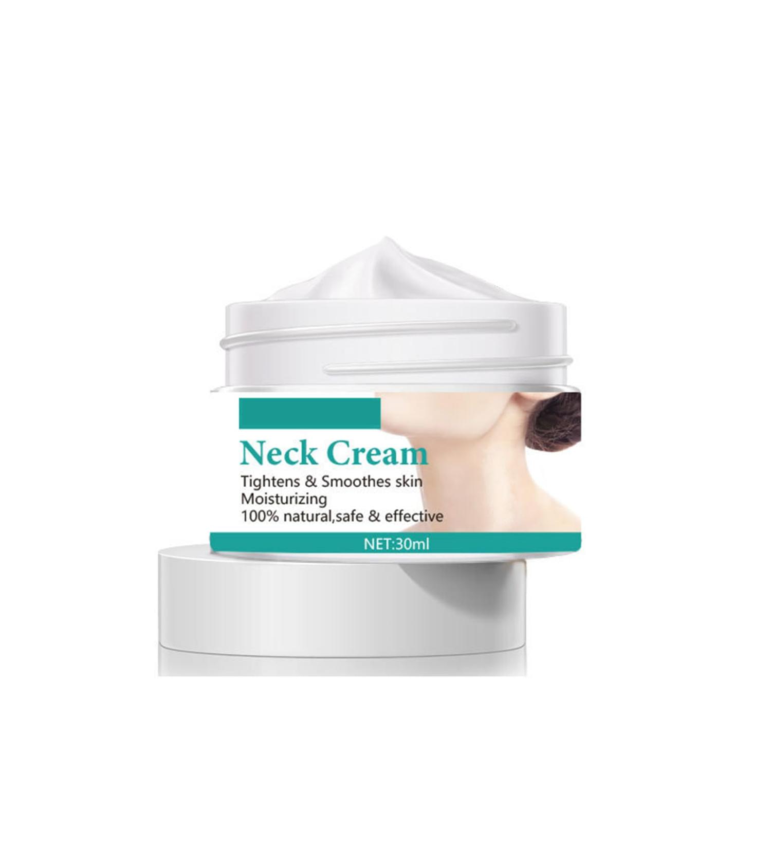 Firming & Tightening Neck Cream - Anti-Aging Moisturizer for Wrinkles & Fine Lines | Organic Aloe Vera Coconut Oil & Retinol - All Skin Types - Buy Online on SooperMarket.com