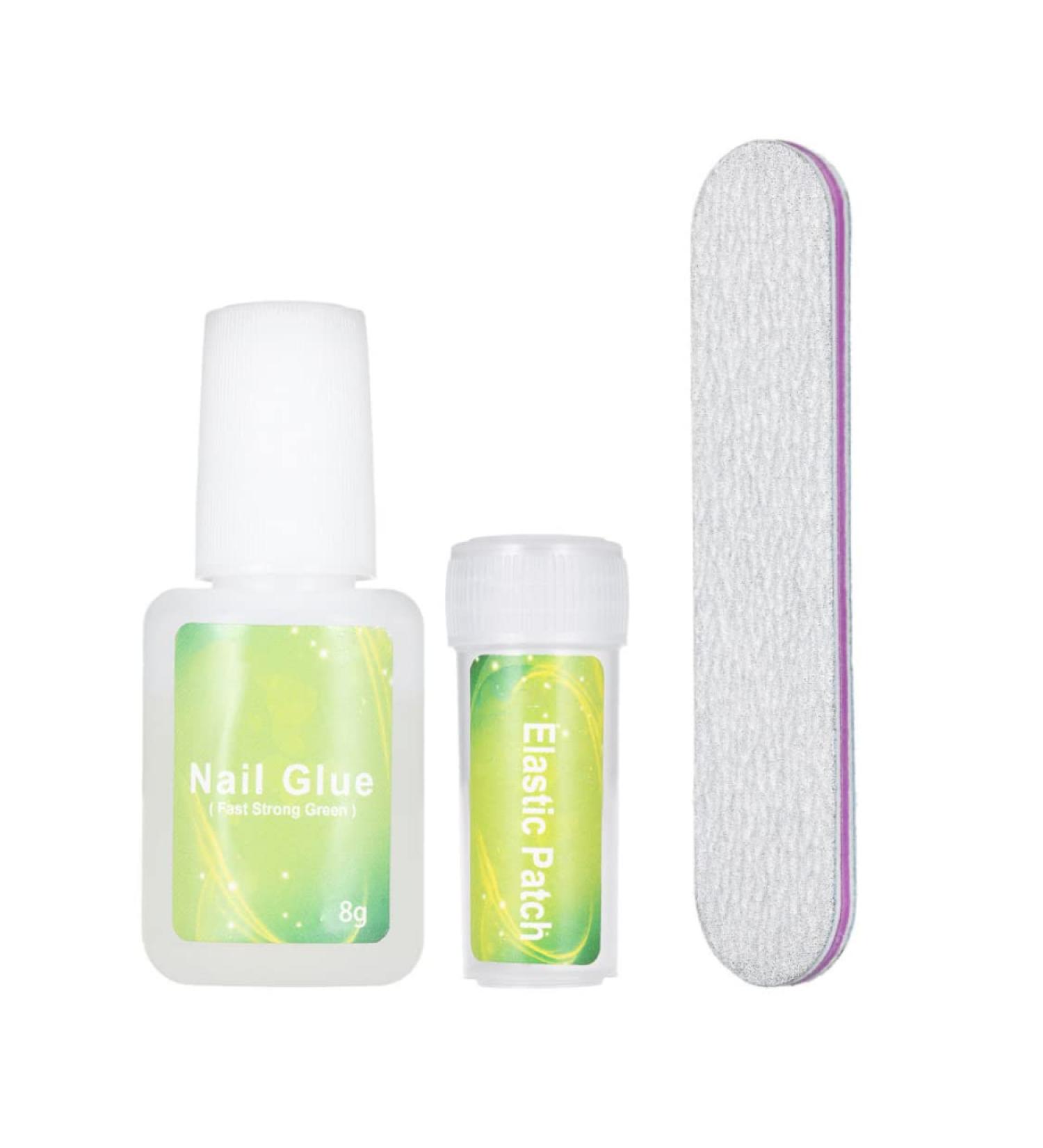 Ingrown Toenail Correction Kit Elastic Toe Nail Straightener Patch with Nail File Glue - Buy Online on SooperMarket.com