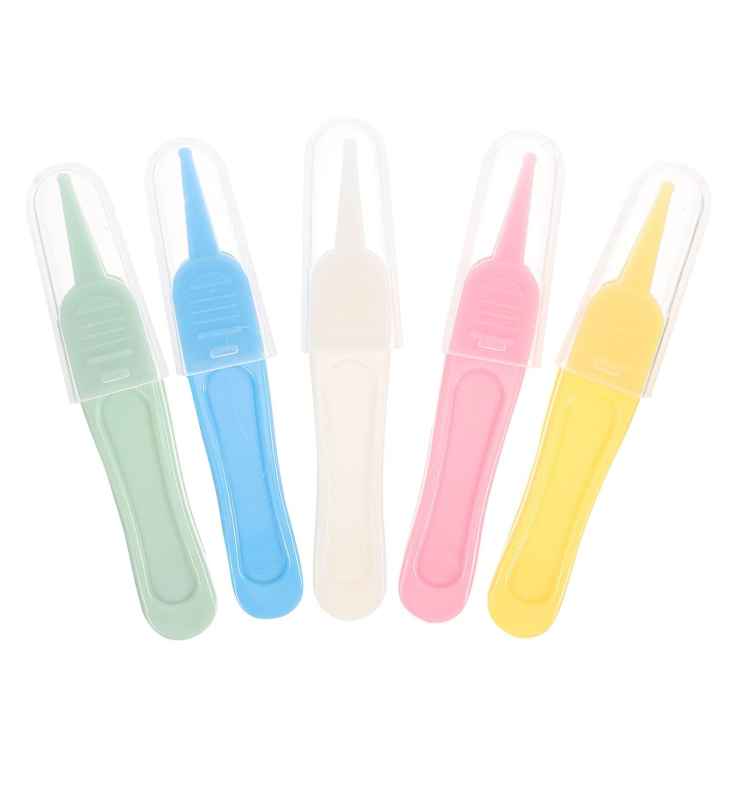 Healvian Baby Nose Tweezer - Safe Ear Wax & Booger Remover 5pcs Set - Buy Online on SooperMarket.com