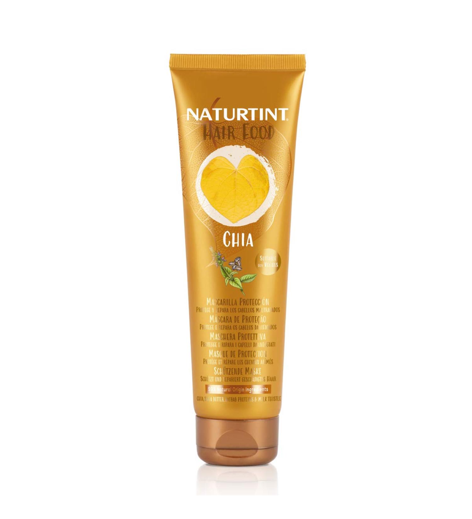Natureint Chia Hair Mask | 99% Natural Protective Hair Mask for Damaged Hair | 150ml - Buy Online on SooperMarket.com