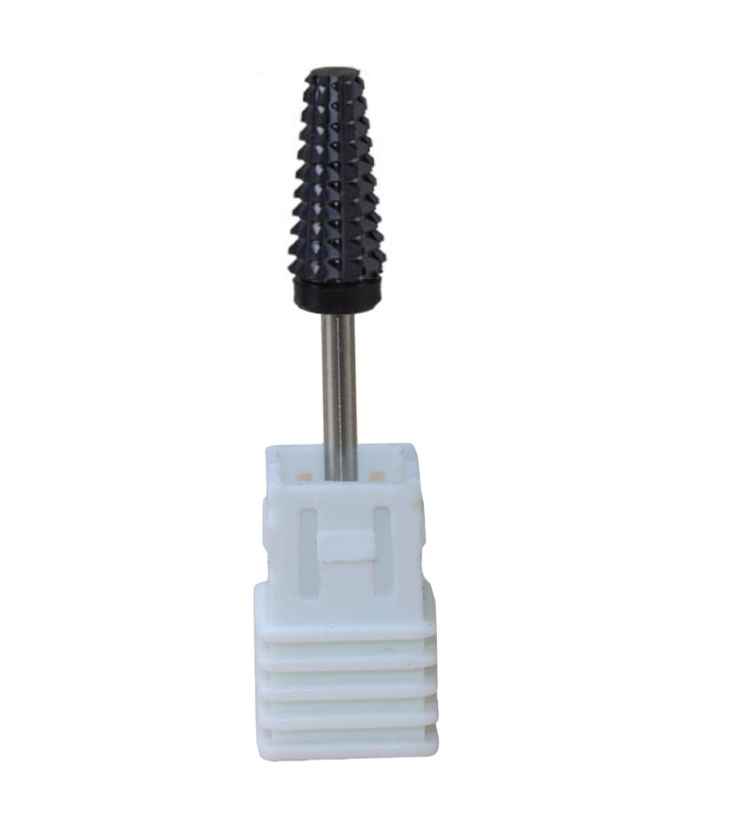 Nail Drill Bits 5 In 1 Nail Drill Bit Nail Polishing Bit for Nail Drill Cone Shape Manicure Drill Bit Cuticle Drill Bits for Nails Gel Polish Nail Art Tool 2.35mm - Buy Online on SooperMarket.com