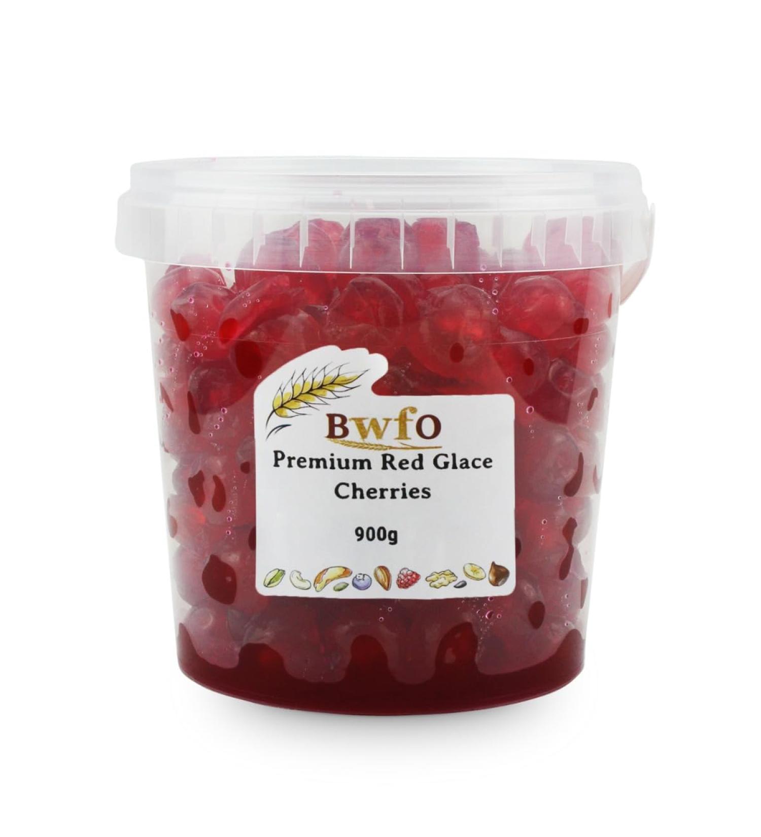 Red Glace Cherries (Premium No.1) 900g (BWFO)