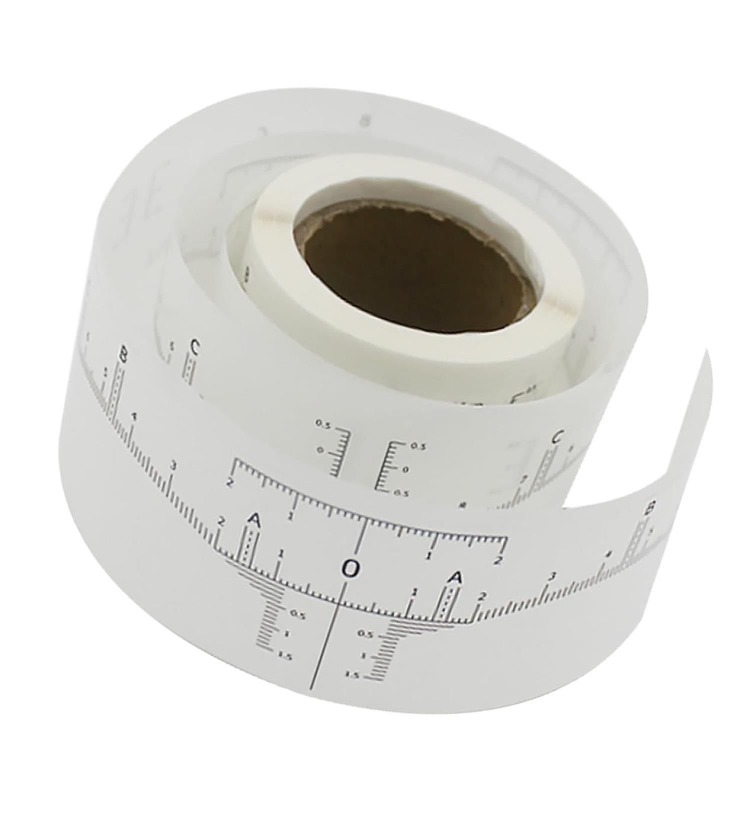 Housoutil 1 Roll Disposable Ruler Stickers Reusable Eyebrow Ruler Disposable Eyebrow Ruler Make up Tool - Buy Online on SooperMarket.com