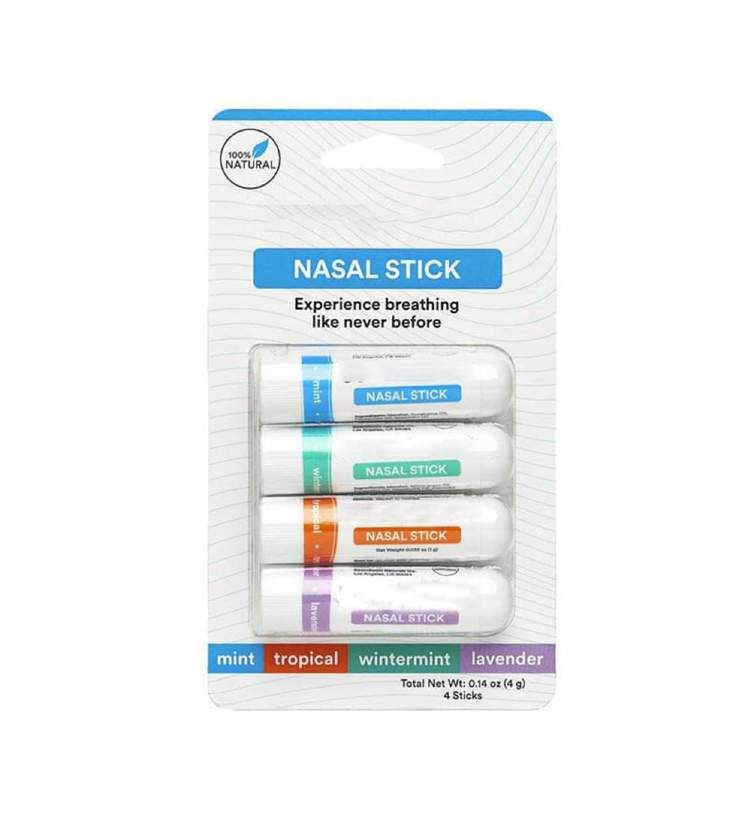 4pcs Nasal Stick Portable Menthol Inhaler Refreshing Brings Positiveness And Gratitude Let You Relax Every Day Relieve Stress Enhance Concentration Relieve Nasal Stuffing - Buy Online on SooperMarket.com