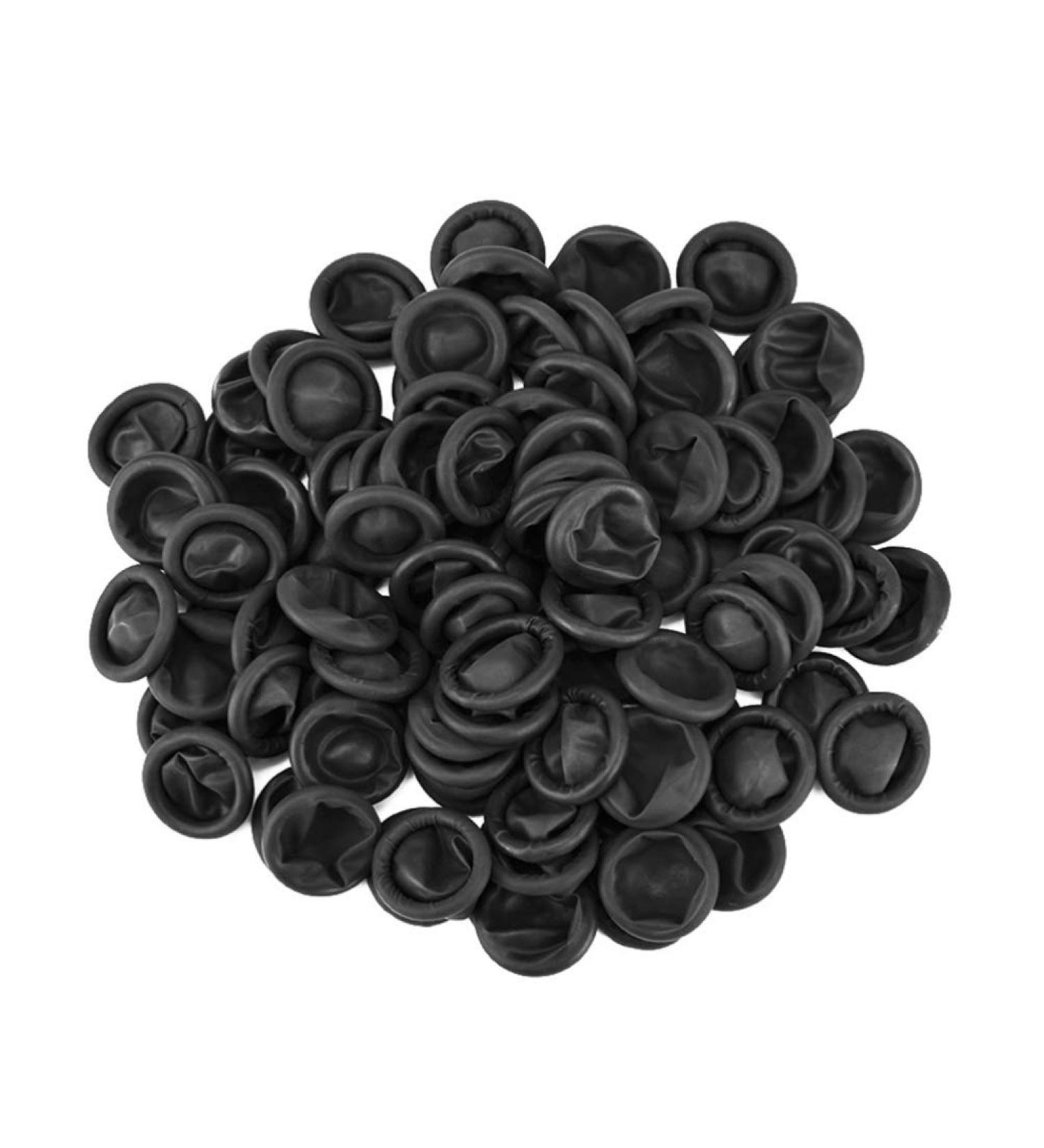 HEALLILY 100 PCS Latex Finger Cots - Anti-Static Tattoo Grip Cover for Tattoo Machine - Rubber Finger Protectors - Buy Online on SooperMarket.com