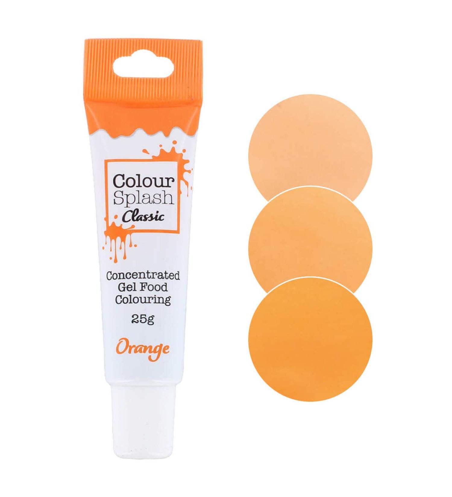 Highly Concentrated Orange Food Colouring Gel Tube - 25g | Easy to Use Squeezy Tube for Bright, Eye-Catching Cakes - Buy Online on SooperMarket.com