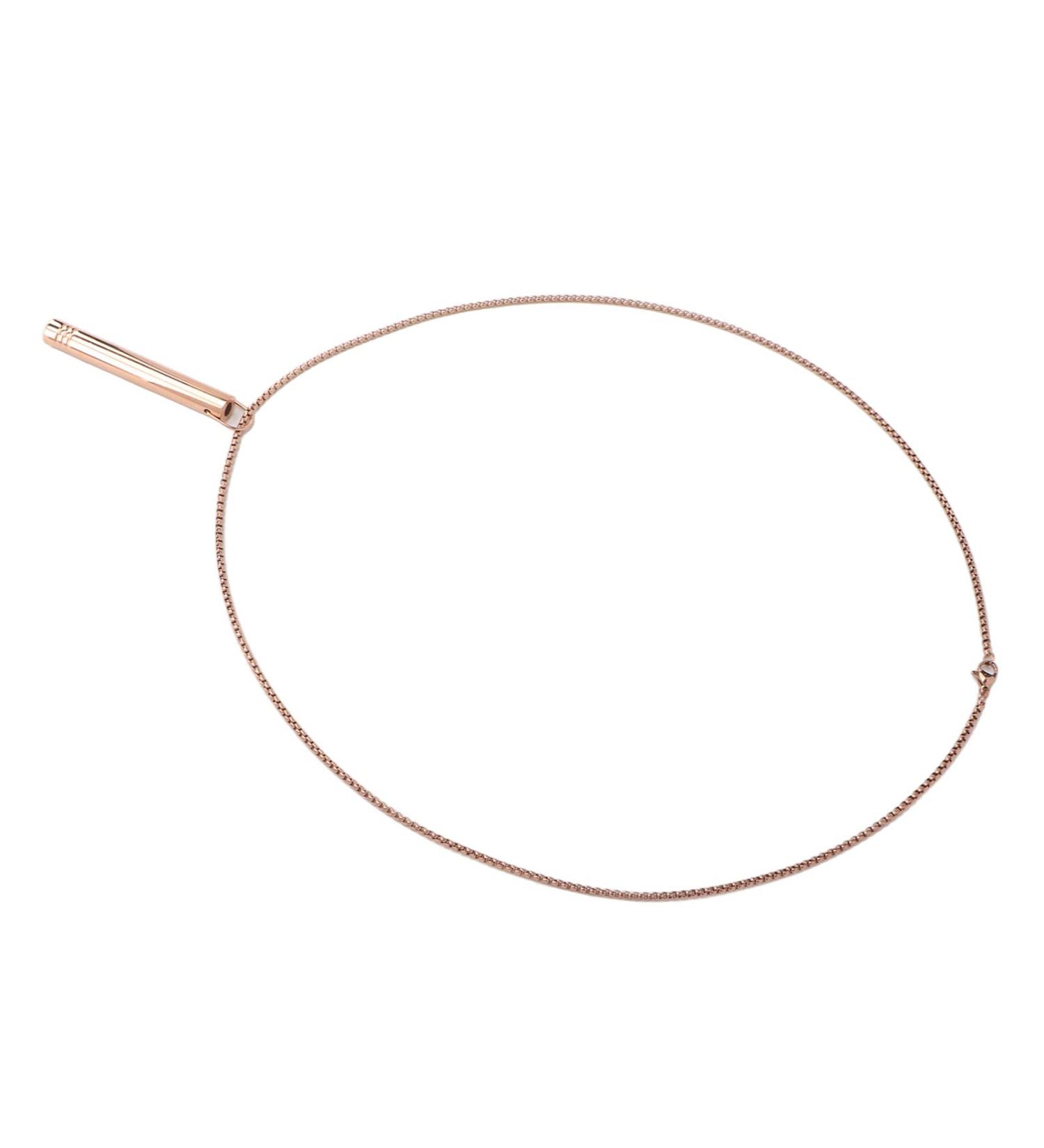 Breathing Exercise Necklace Relieving Stress Mindful Necklace Increasing Lung Volume Skinfriendly Steel for Men Daily Wear (Rose Gold) - Buy Online on SooperMarket.com
