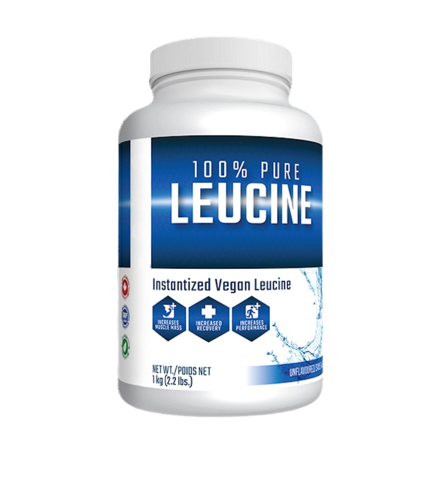 100% Pure Leucine | Instantized Vegan Leucine | 5 Grams of Instantized Vegan Leucine for Protein Synthesis & Recovery | 200 Servings Per Container 1000 G (Unflavoured) Unflavoured 1KG - Buy Online on SooperMarket.com