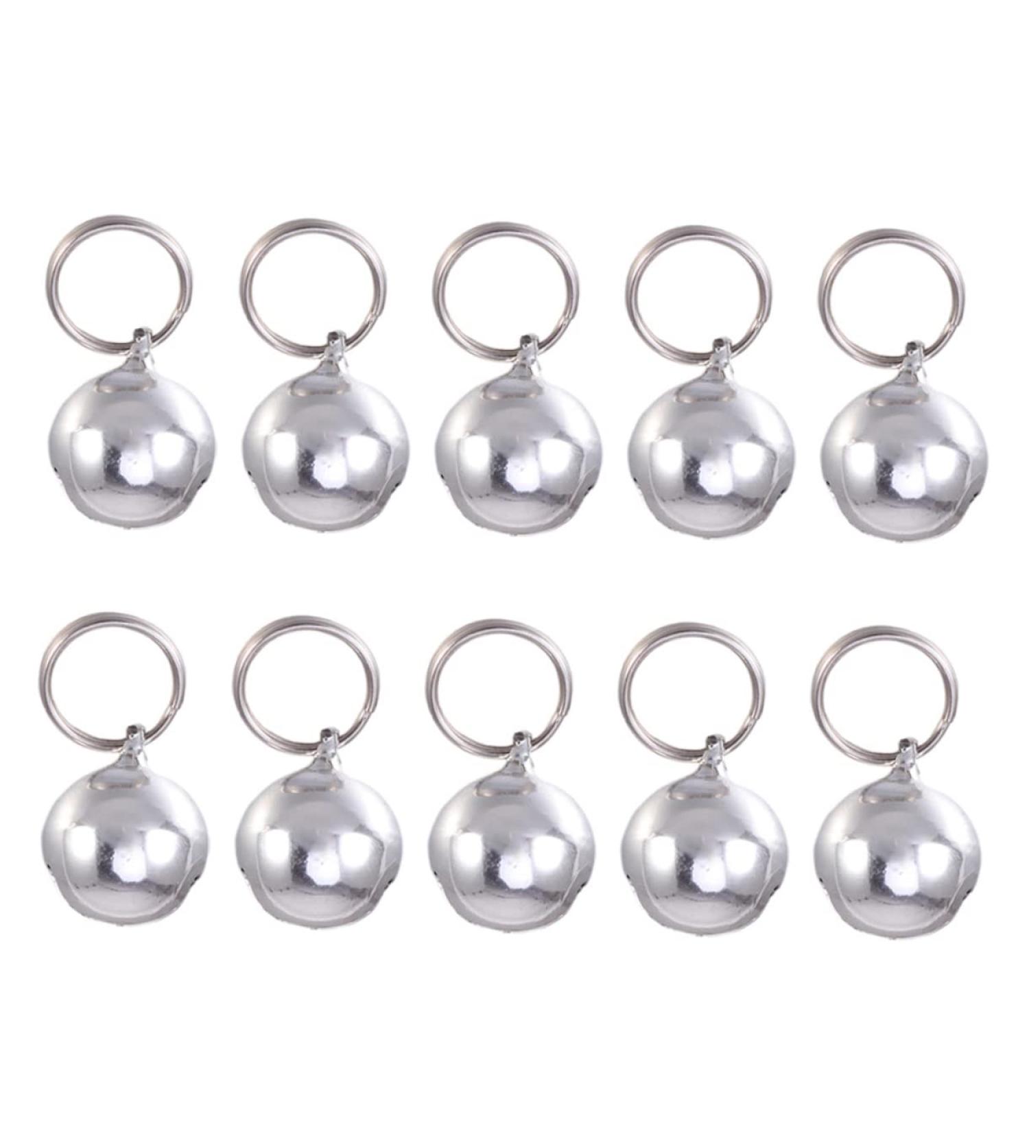Angoily 10-Pack Cat Sound Bells - DIY Pet Accessories for Cats & Puppies | Perfect for Christmas & Handicrafts - Buy Online on SooperMarket.com