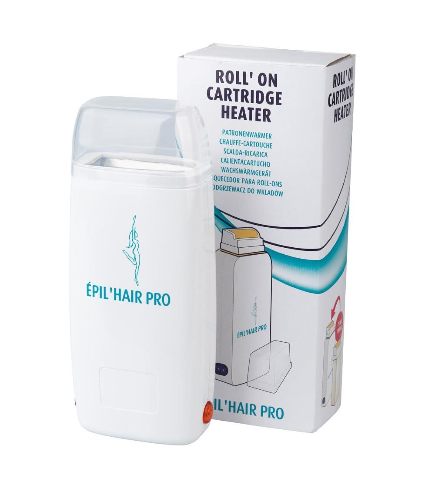 Warm wax device for rollon