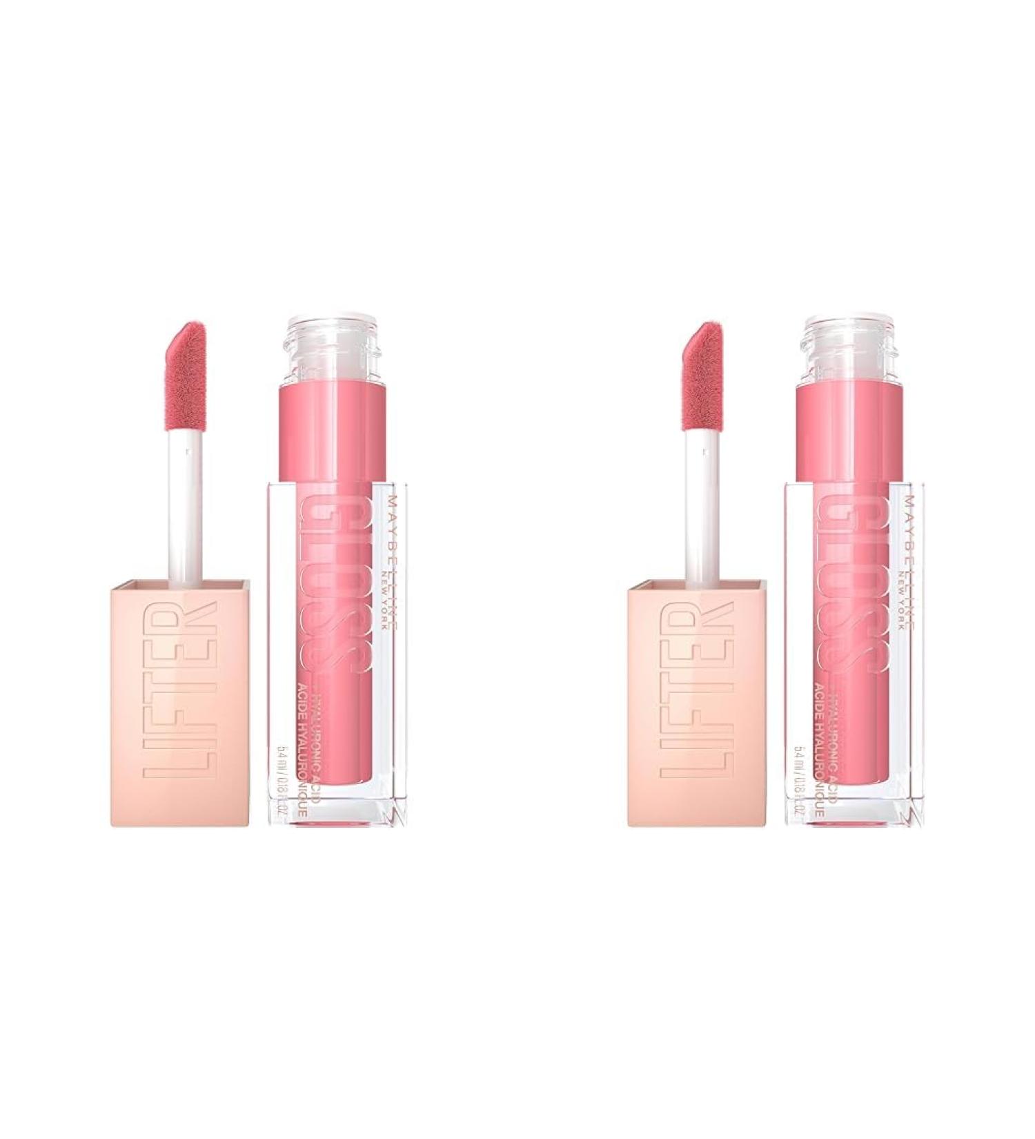 Maybelline Lifter Gloss No. 021 Rubber Bear - Shiny Lip Gloss with Hyaluronic Acid for Full-Looking Lips (2 Pack 5.4ml) - Buy Online on SooperMarket.com