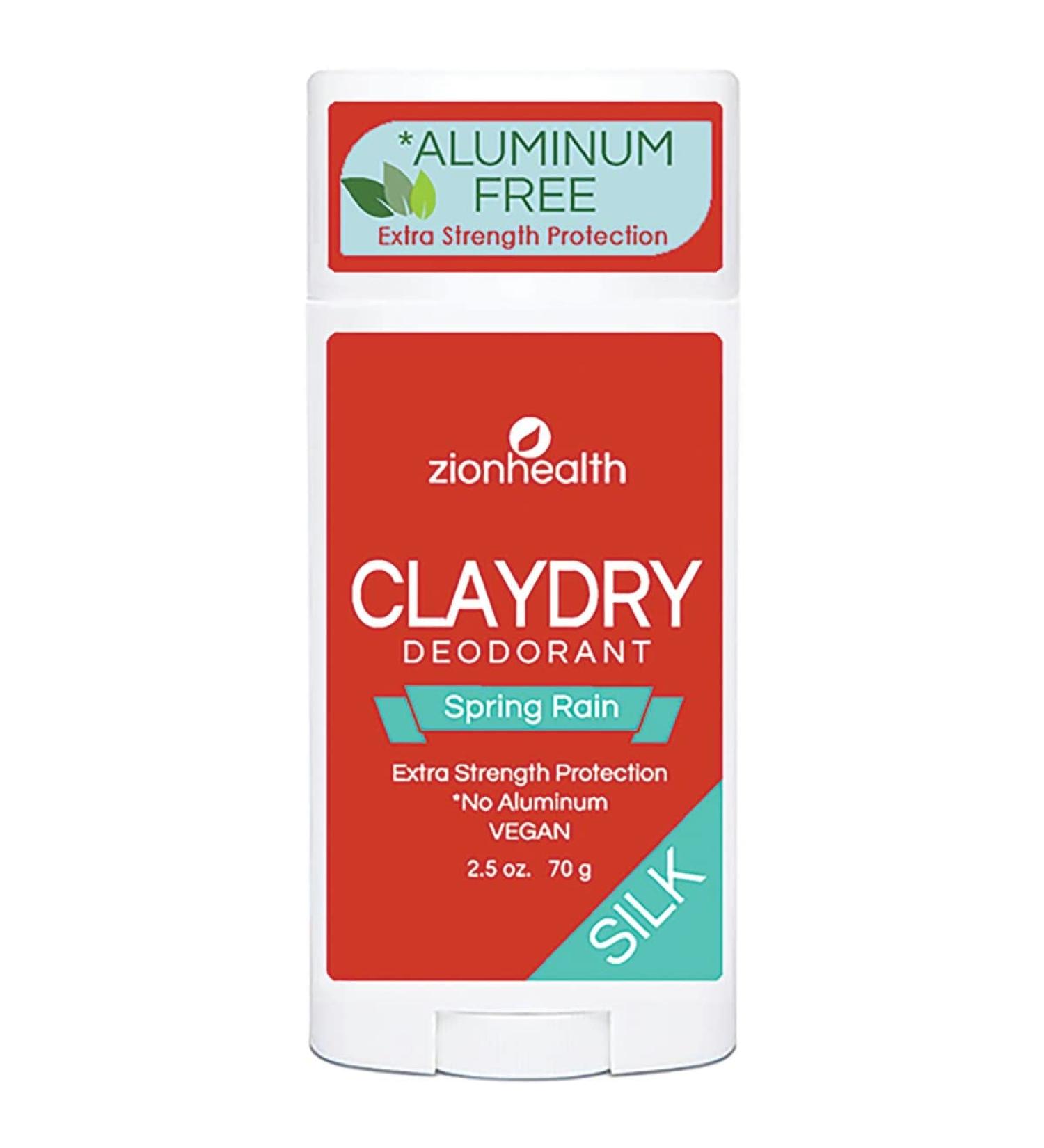 Buy Claydry Deodorant - Spring Rain 2.5 oz Stick | Best Natural Deodorant for Sensitive Skin - Shop Internationally - Buy Online on SooperMarket.com