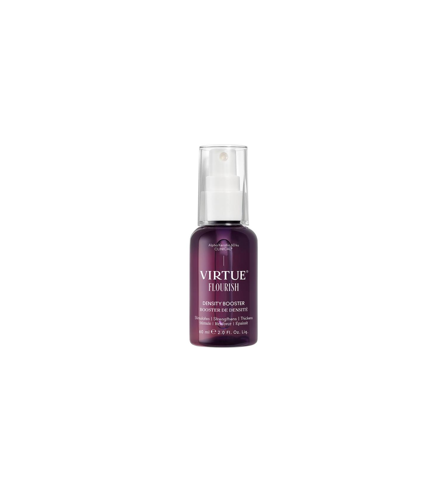 Virtue Flourish Hair Thinning Density Booster Spray - sulfate-free Hair Growth Treatment | 2 Fl Oz | Thickens Hair & Color Safe - Buy Online on SooperMarket.com