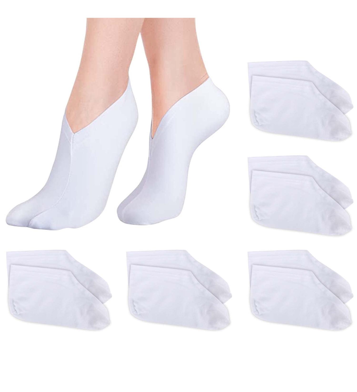 Moisturizing Foot Spa Socks - 5 Pairs Cotton Cosmetc Lotion Socks for Dry Cracked Feet - International Shipping - Buy Online on SooperMarket.com