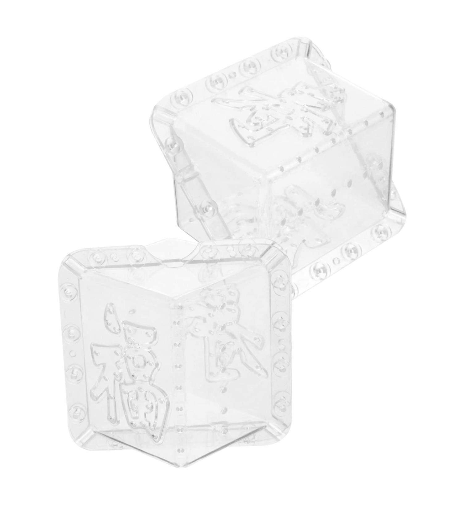 Mipcase 2pcs Square Apple Molds Fruit Vegetable Molds for Gardening Melon Stereotypes Plastic - Buy Online on SooperMarket.com
