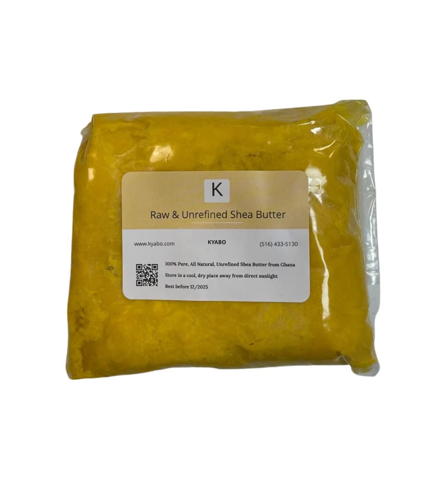 Raw & Unrefined African Shea Butter - 100% Pure & Organic | 2lbs Ideal for Soap Making Whipping & Lotion | Sourced from Ghana - Buy Online on SooperMarket.com