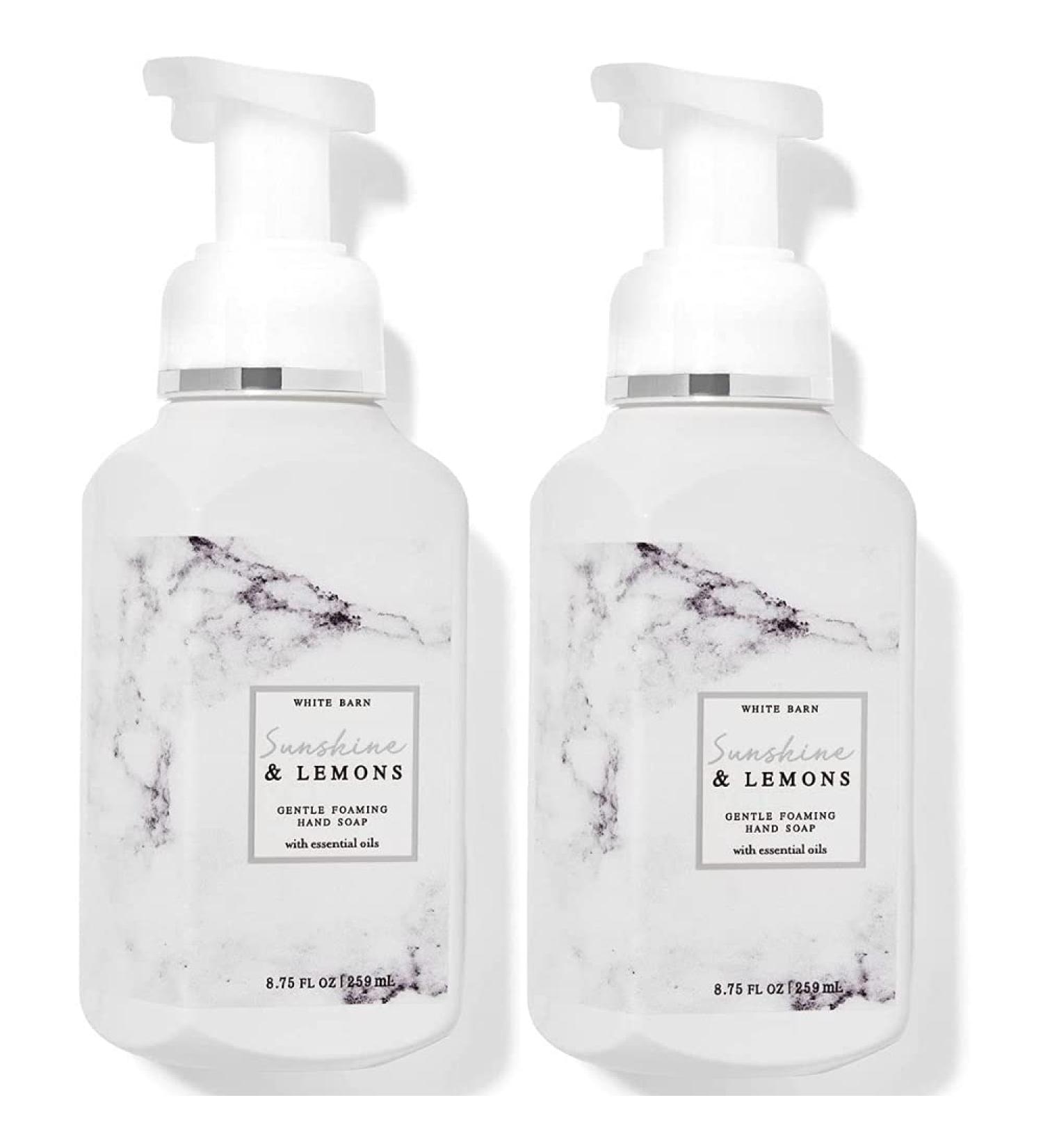 Bath & Body Works Sunshine & Lemons Foaming Hand Soap 2-Pack with Aloe Vera 8.75 Fl Oz - Buy Online on SooperMarket.com