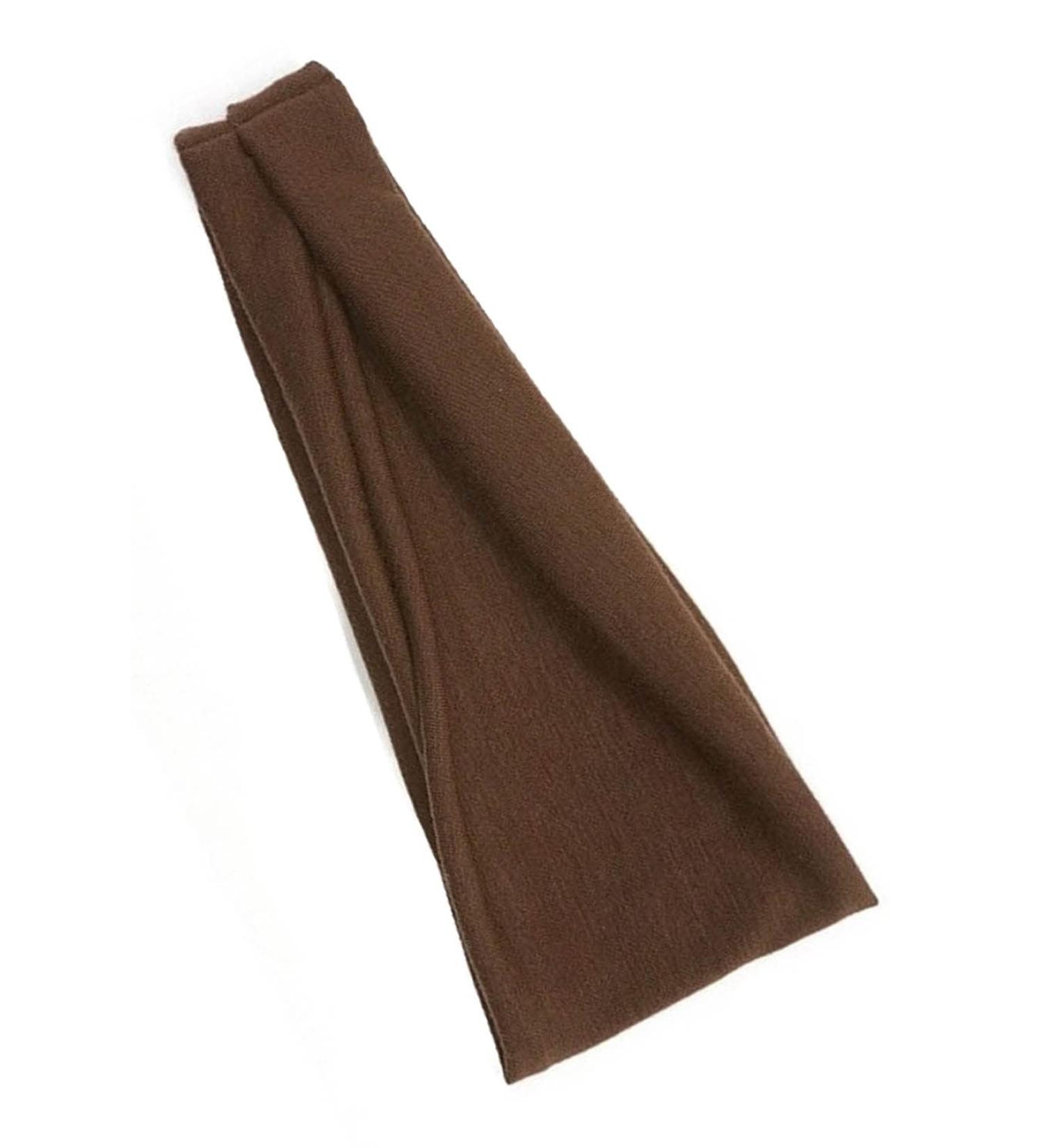 Mytoptrendz Wide Headband Womens Workout Soft Non Slip Elastic Fabric Hair band Mens Bandeau For Sports Gym Hair Wrap Girls Hair Styling Accessories (Brown) - Buy Online on SooperMarket.com