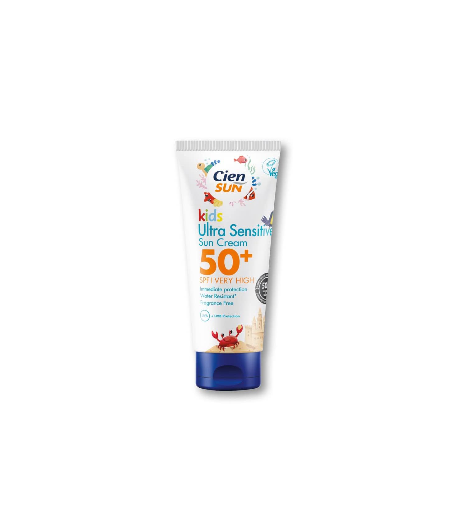 Cien Sun Sun Protection Sensitive Sun Lotion SPF 50+ Very High fragrance-free 150 ml