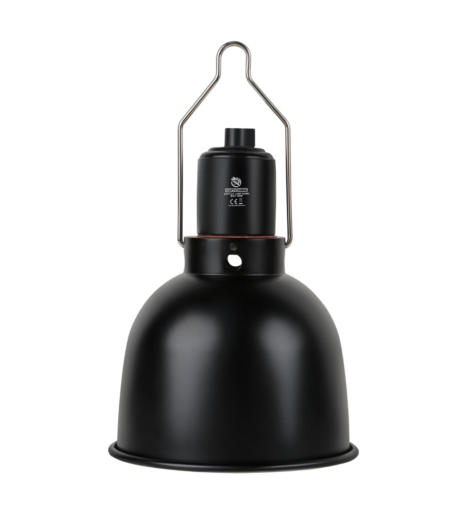 REPTI HOME Reptile Light Fixture - 5.5inch Deep Dome Heat Lamp Fixture UVB Heat Basking Lamp Fixture for Amphibian Reptile Terrariums DOME 5.5 inch - Buy Online on SooperMarket.com