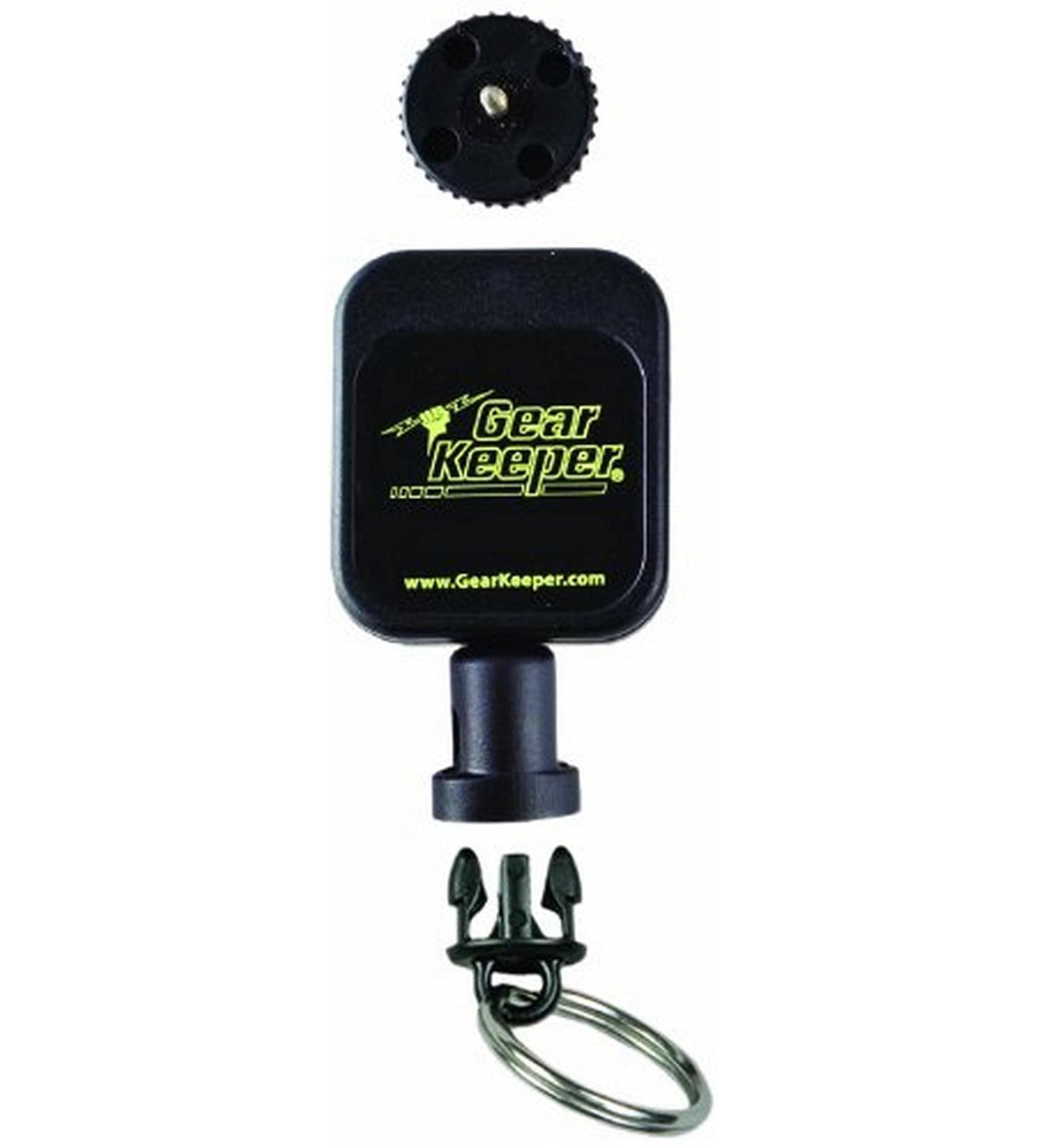 Hammerhead Industries Gear Keeper Net Retractors  Features Various Mounting Options With QC-II Split Ring Accessory  Ideal for Fly Fishing and Kayak Fishing - Made in USA Micro Stud Mount