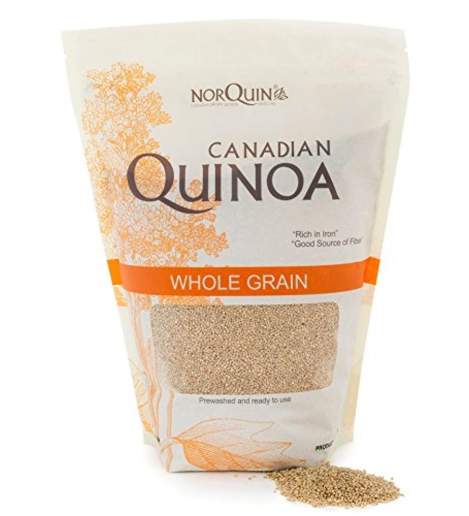 NorQuin Golden Quinoa 4 lb - Whole Grain, Gluten Free, Kosher, Non GMO - Plant Based Complete Protein - Prewashed & Ready to Cook - Buy Online on SooperMarket.com