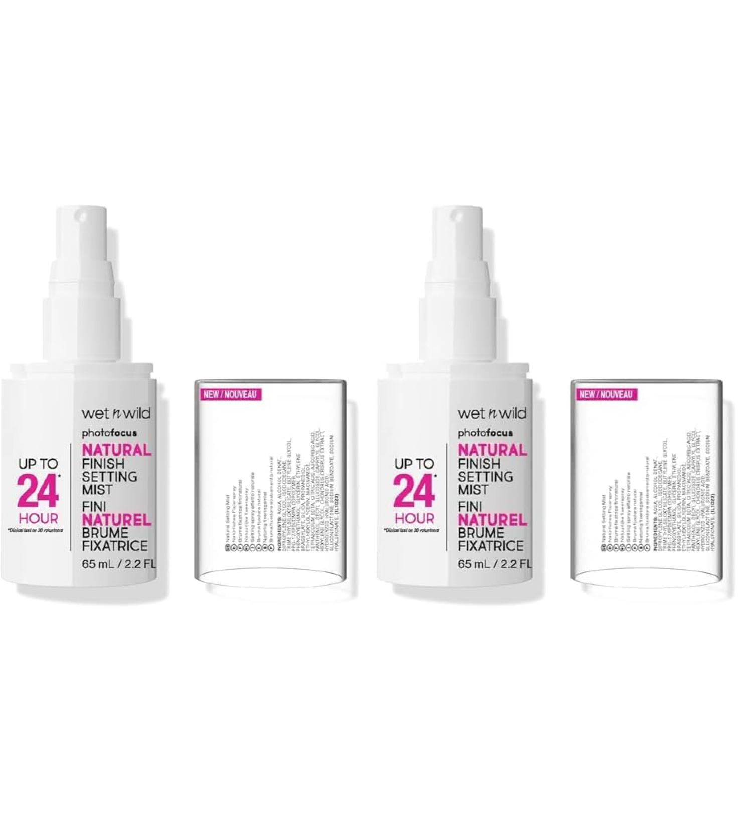Buy Wet n Wild Photo Focus Natural Finish Setting Mist (Pack of 2) - International Shipping Available | Best Setting Spray for Flawless Makeup - Buy Online on SooperMarket.com