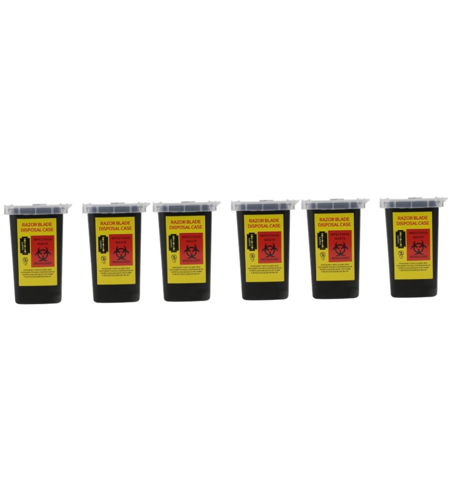 Beavorty 6 STK Klinge Storage Box - Sharp Disposal Container for Razor & Cutter - Break-Recycling Case for Shaving & Plastic Trash - Buy Online on SooperMarket.com