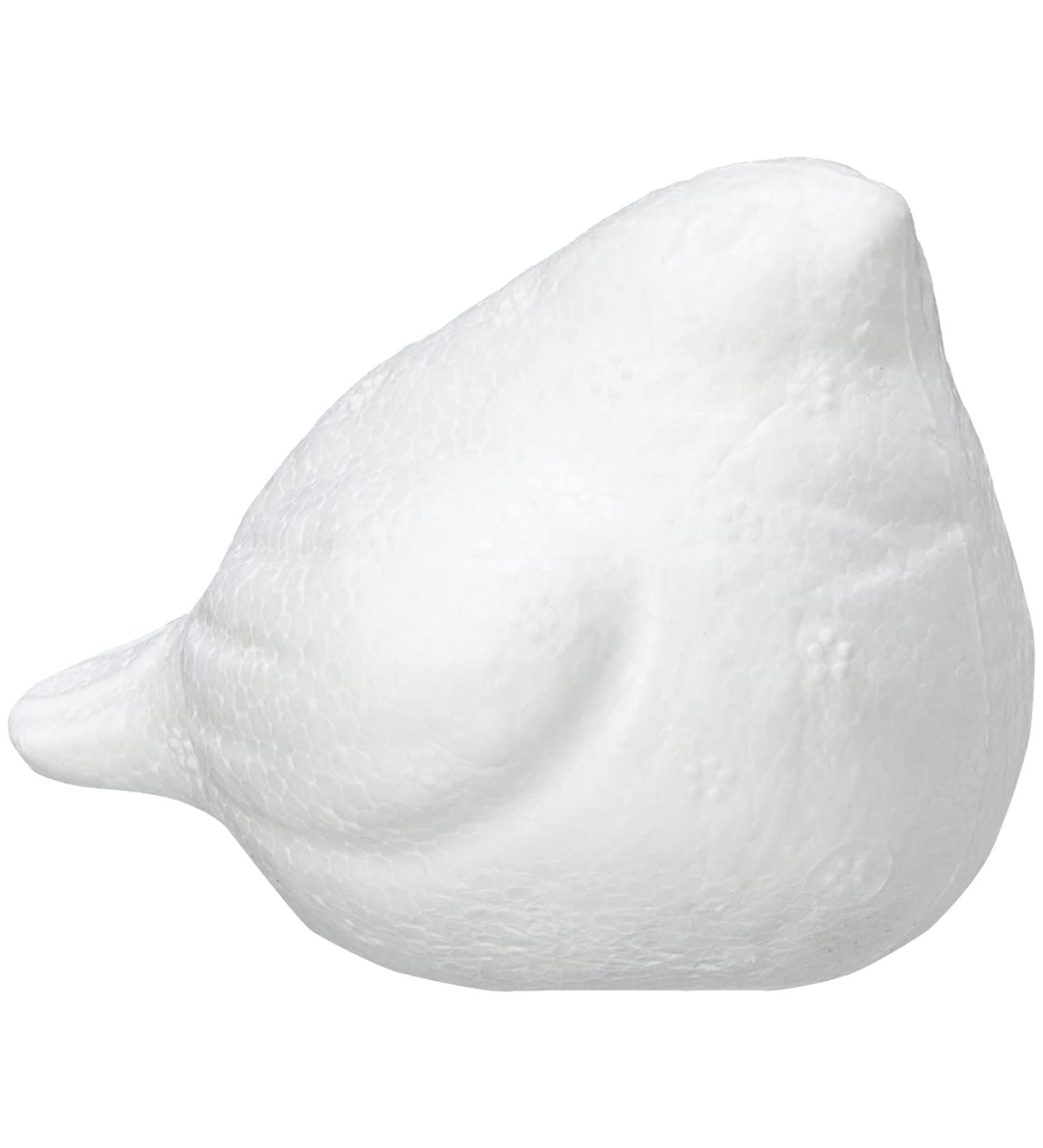 Glorex 3803 753 6 Styrofoam Bird White 5x5x1 cm - lightweight craft foam for DIY projects - Buy Online on SooperMarket.com
