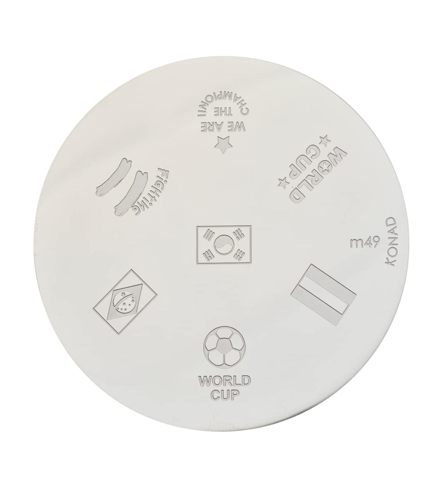Konad stencil stamping stamping stencil M49