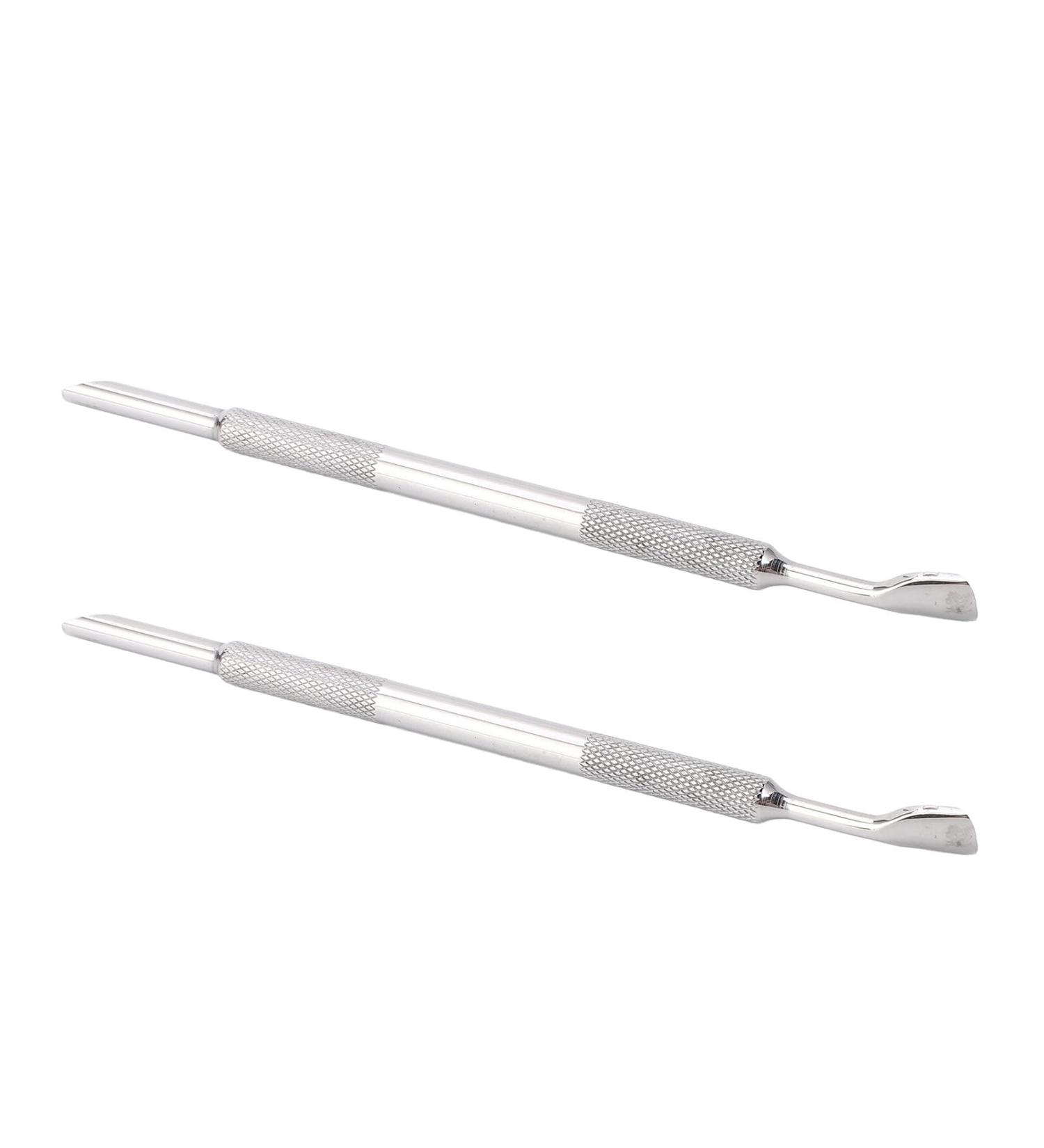 Cuticle Pusher Remover and Cutter Cuticle Pusher Set Dead Skin Removal Nail Manicure Tool Kit Stainless Steel Finger Divider with Sponge and Sand for Home Nail Salon - Buy Online on SooperMarket.com