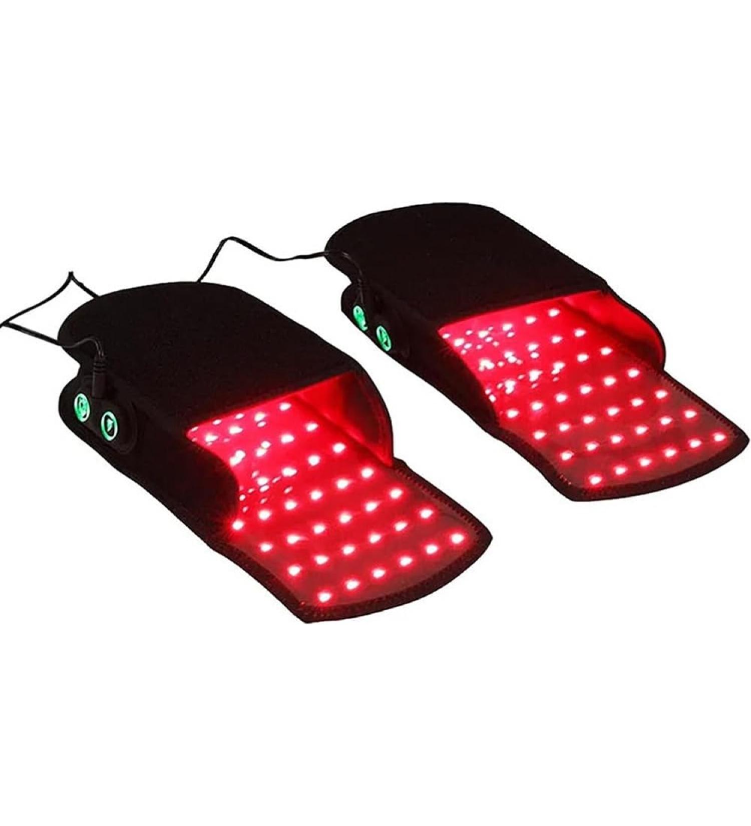 Feet LED Therapy Device with 90 Pcs 660nm+90 Pcs 850nm Wavelength Adjustable 3 Modes and 3 Levels of Time Deep Muscle Relaxation for Home Office - Buy Online on SooperMarket.com