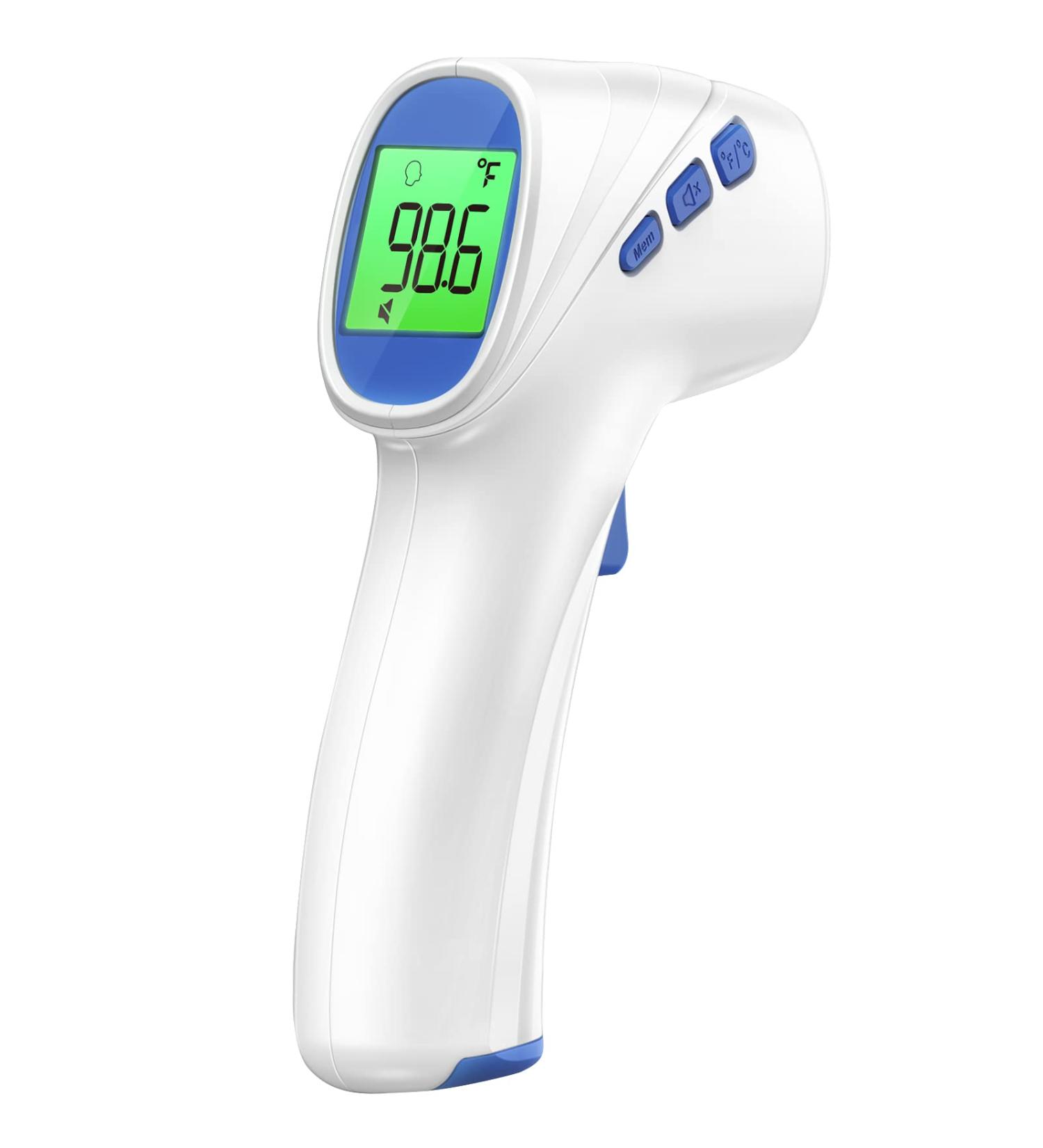 Touchless Forehead and Object Thermometer - Fast & Accurate Dual-Mode 2 in 1 - White - Buy Online on SooperMarket.com