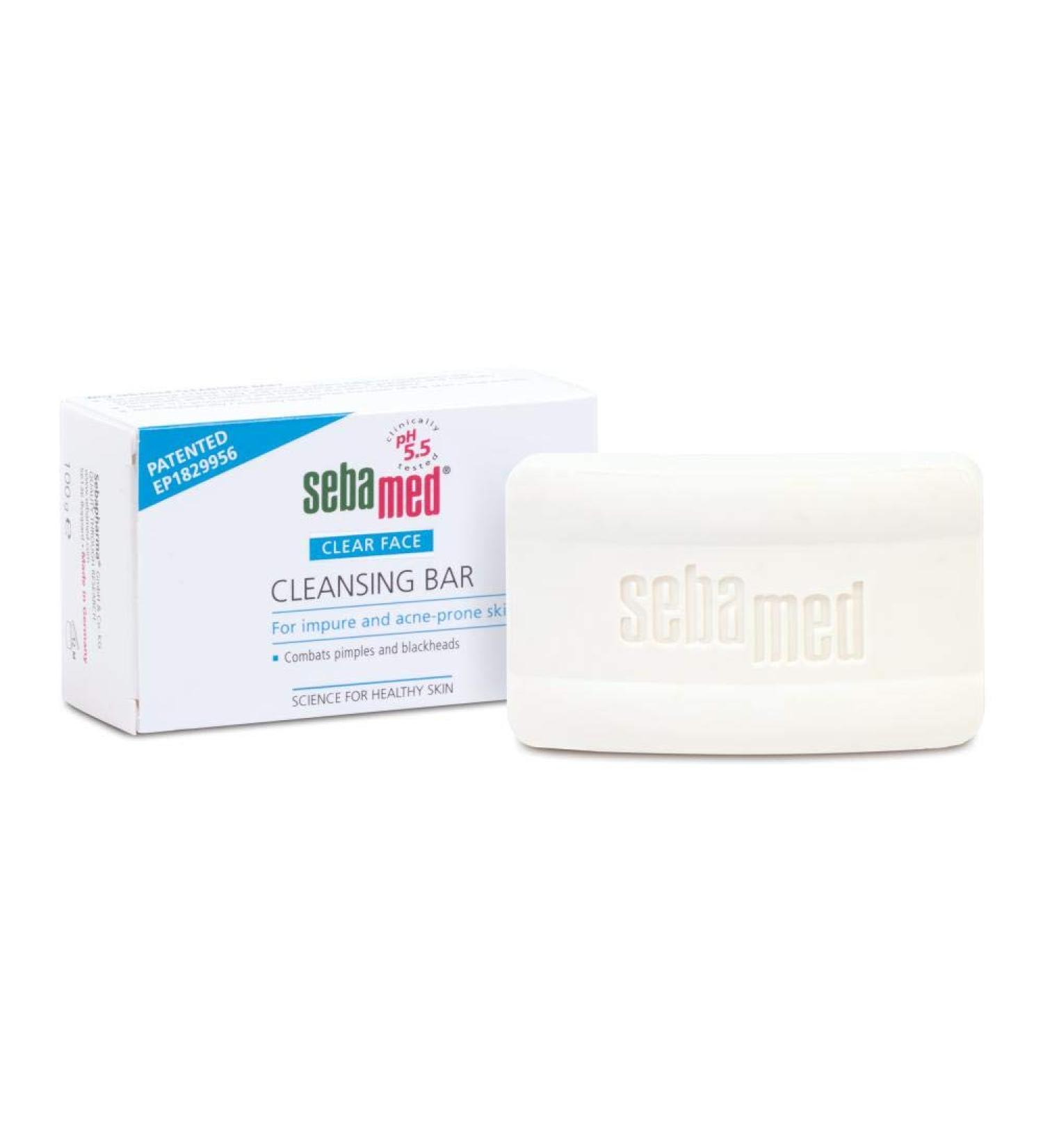 Sebamed Clear Face Teenage Cleansing Bar 100g for Acne Prone Skin - Reduces Pimples and Blackheads - 3.52 Ounce - Buy Online on SooperMarket.com