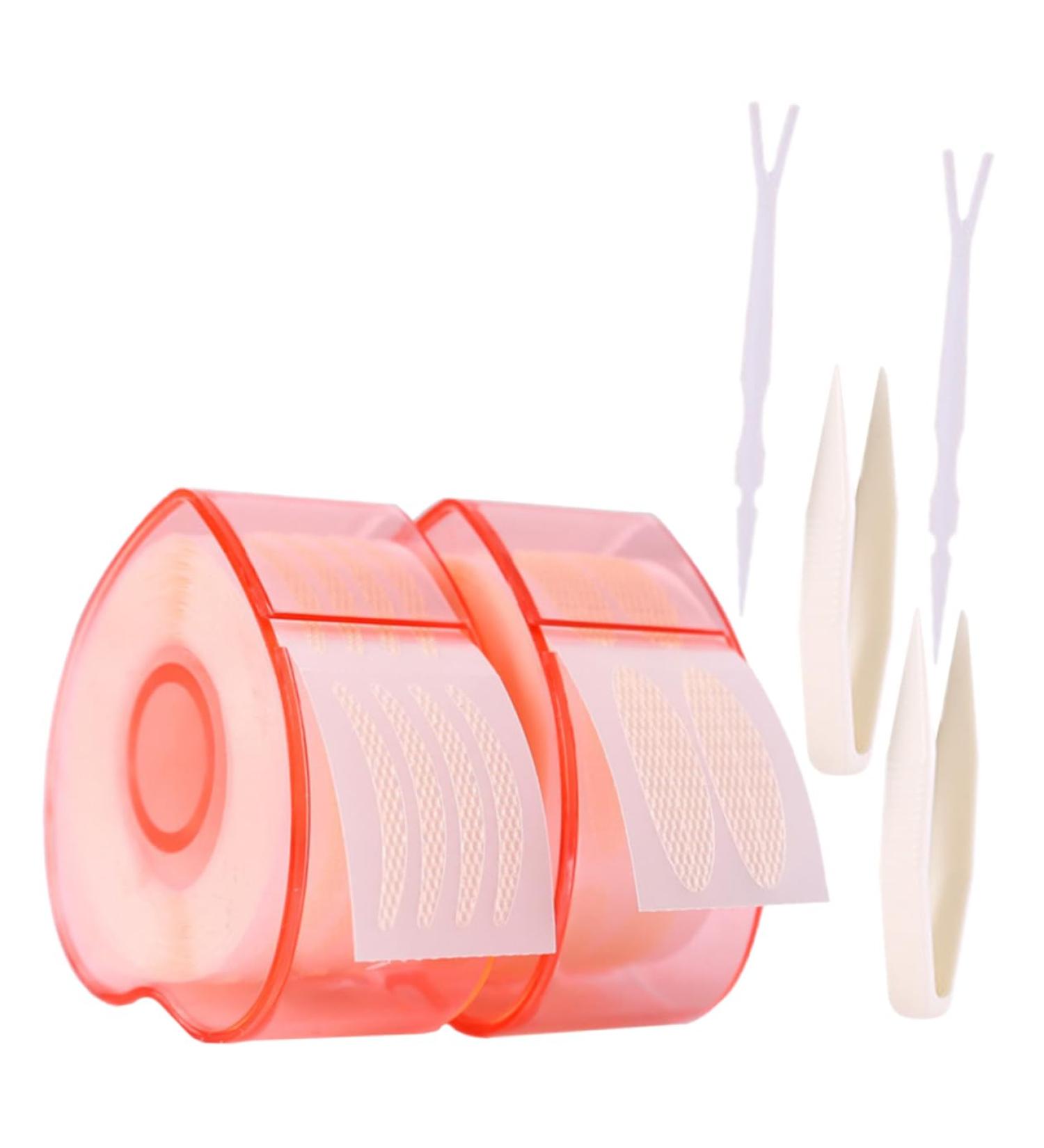 Housoutil Double Eyelid Tape - Invisible Self-Adhesive Stickers for Eye Lift | Breathable Lace Fiber Beauty Tool - International Shipping Available - Buy Online on SooperMarket.com