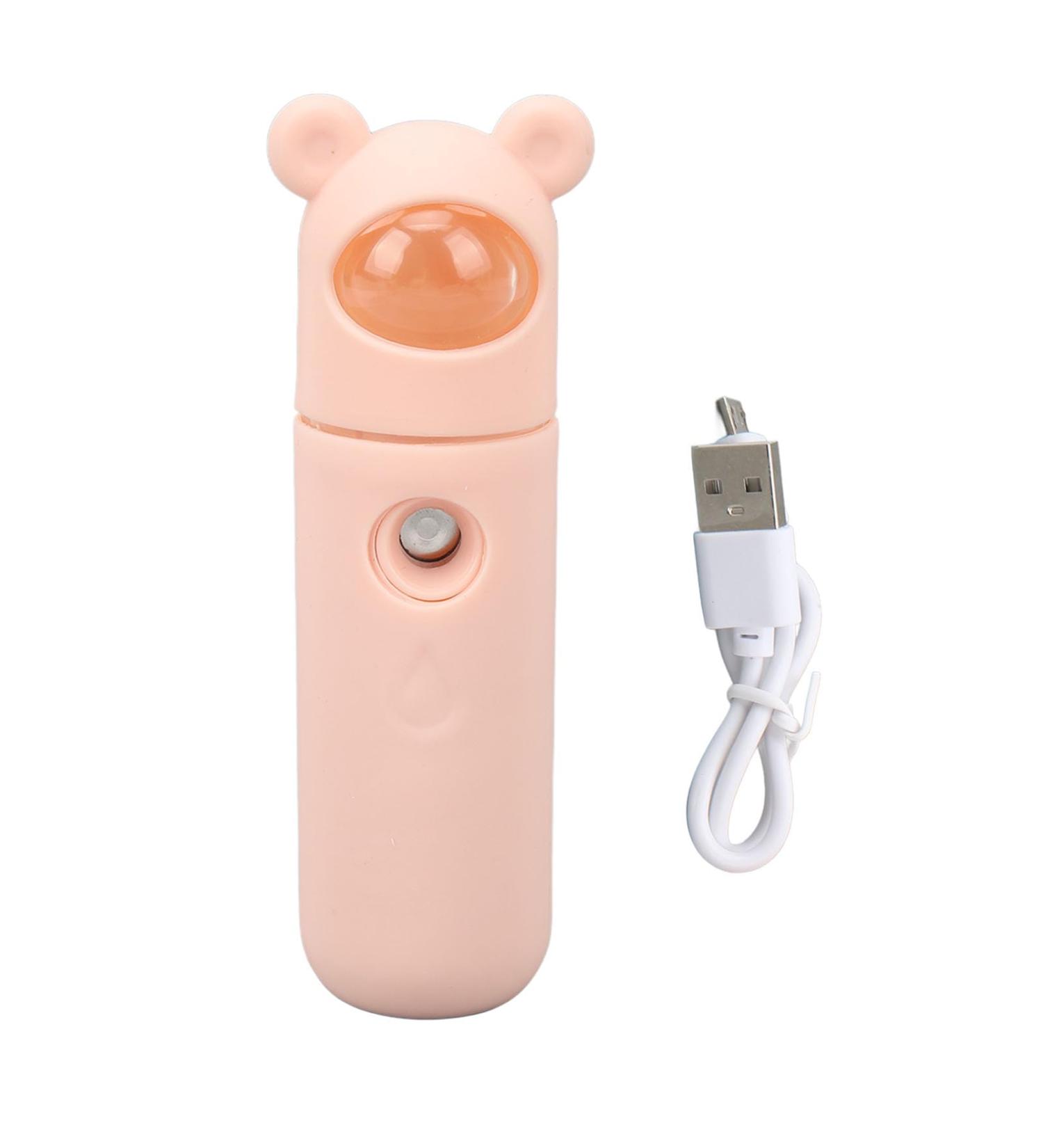 Facial Mister Silicon ABS 18mL Handheld Water Tank Nano Mist Sprayer for Outdoor Travel Camping Hiking Bear - Buy Online on SooperMarket.com