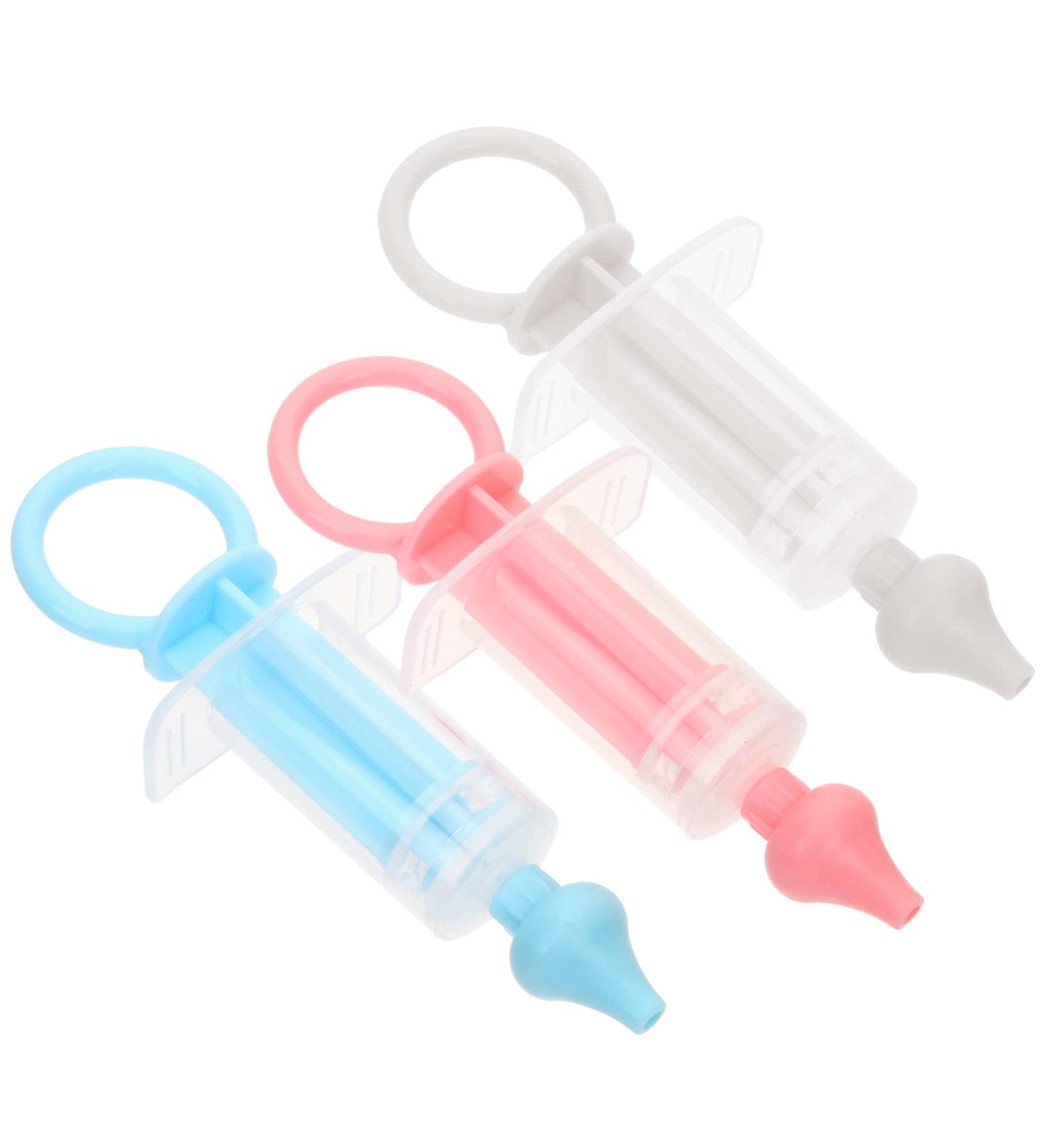 Kisangel 3pcs Baby Nasal Syringe Set - Silicone Rinse Aspirator for Infant and Toddler Nose Cleaning - Buy Online on SooperMarket.com