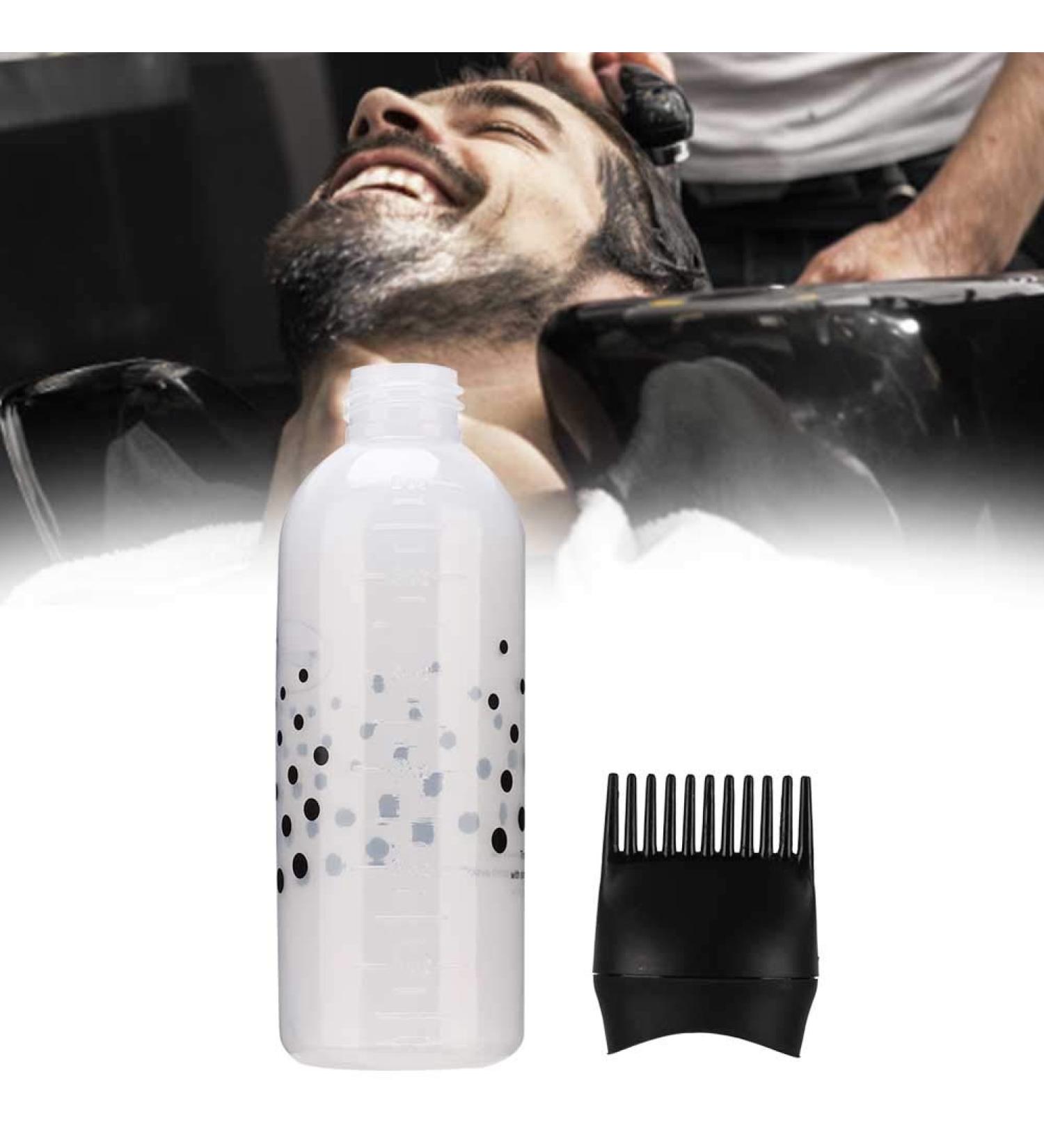 Root Comb Applicator Bottle Hair Coloring Bottle Shampoo Bottle for Barbershops Hairdressing Tool Hair Salons Squeeze Bottle(black) - Buy Online on SooperMarket.com