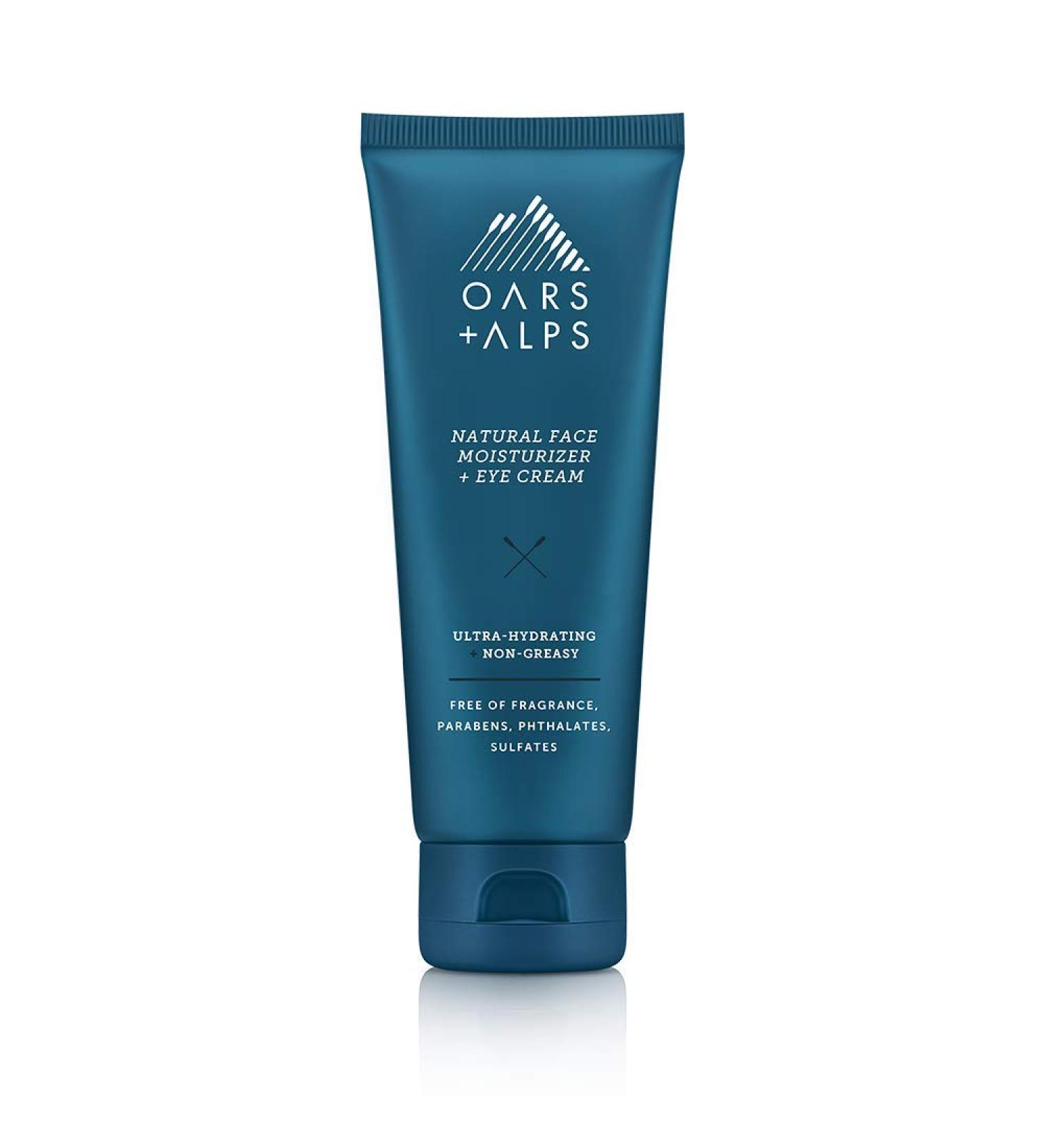 Oars + Alps Natural Face Moisturizer and Eye Cream 2.50 Fl Oz - Anti-Aging Hydration with Shea Butter & Jojoba Oil - Vegan, Gluten-Free - Buy Online on SooperMarket.com