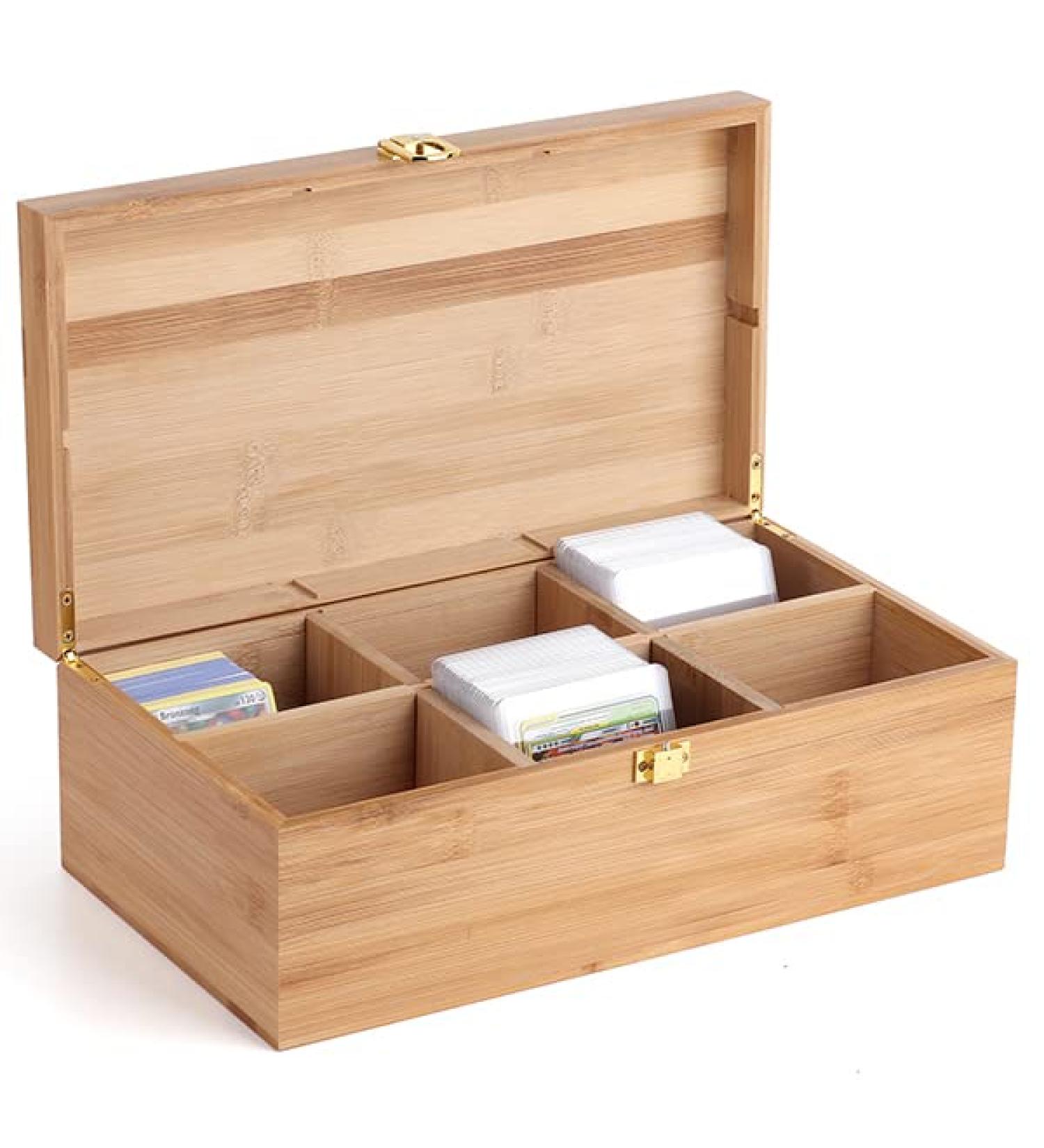 Arkeiliy 1200+ Card Game Case with Sleeves - Large Trading Card Storage Box for Sports, Baseball & Collectible Cards - Buy Online on SooperMarket.com